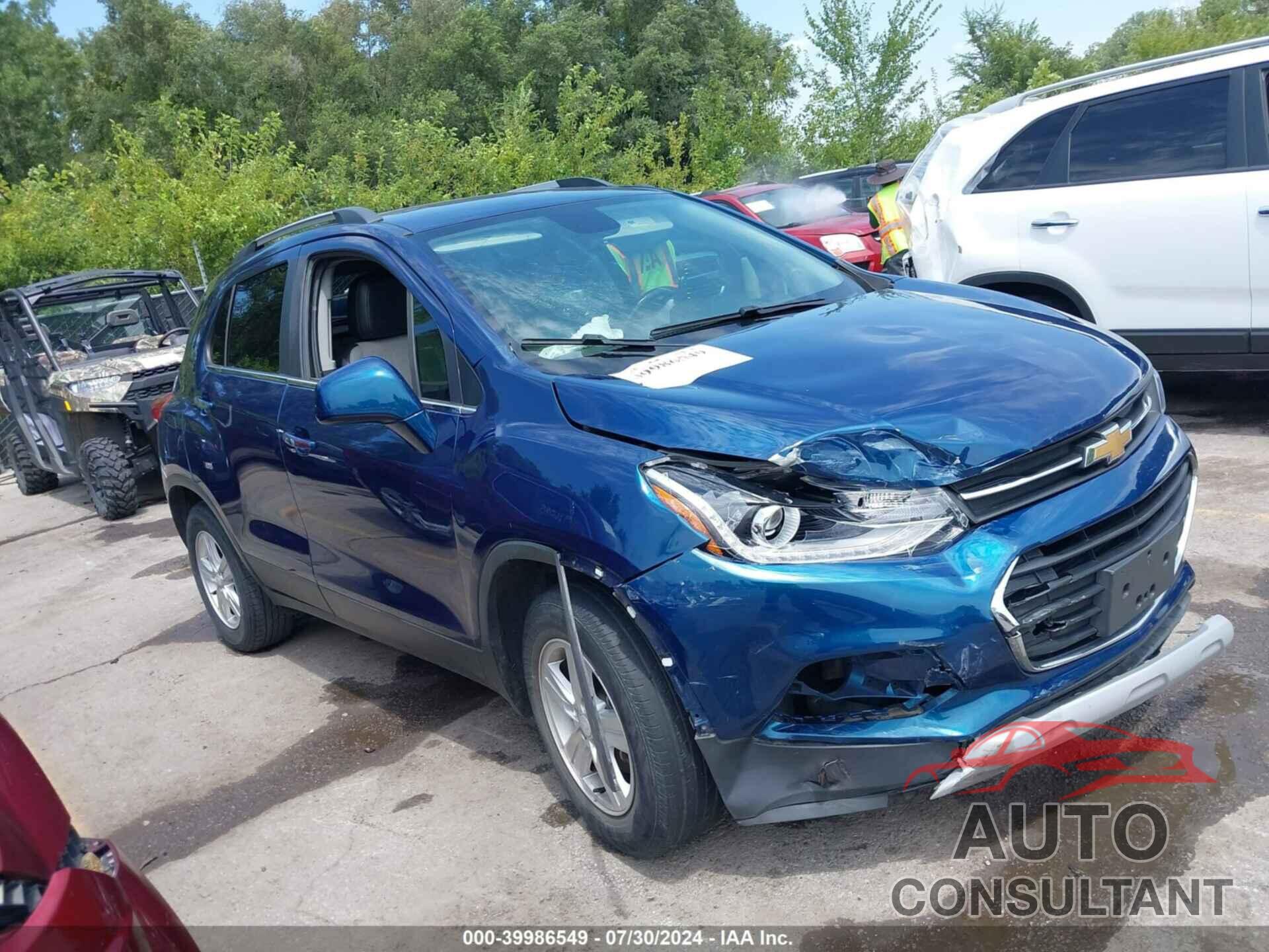 CHEVROLET TRAX 2019 - 3GNCJLSB5KL318476