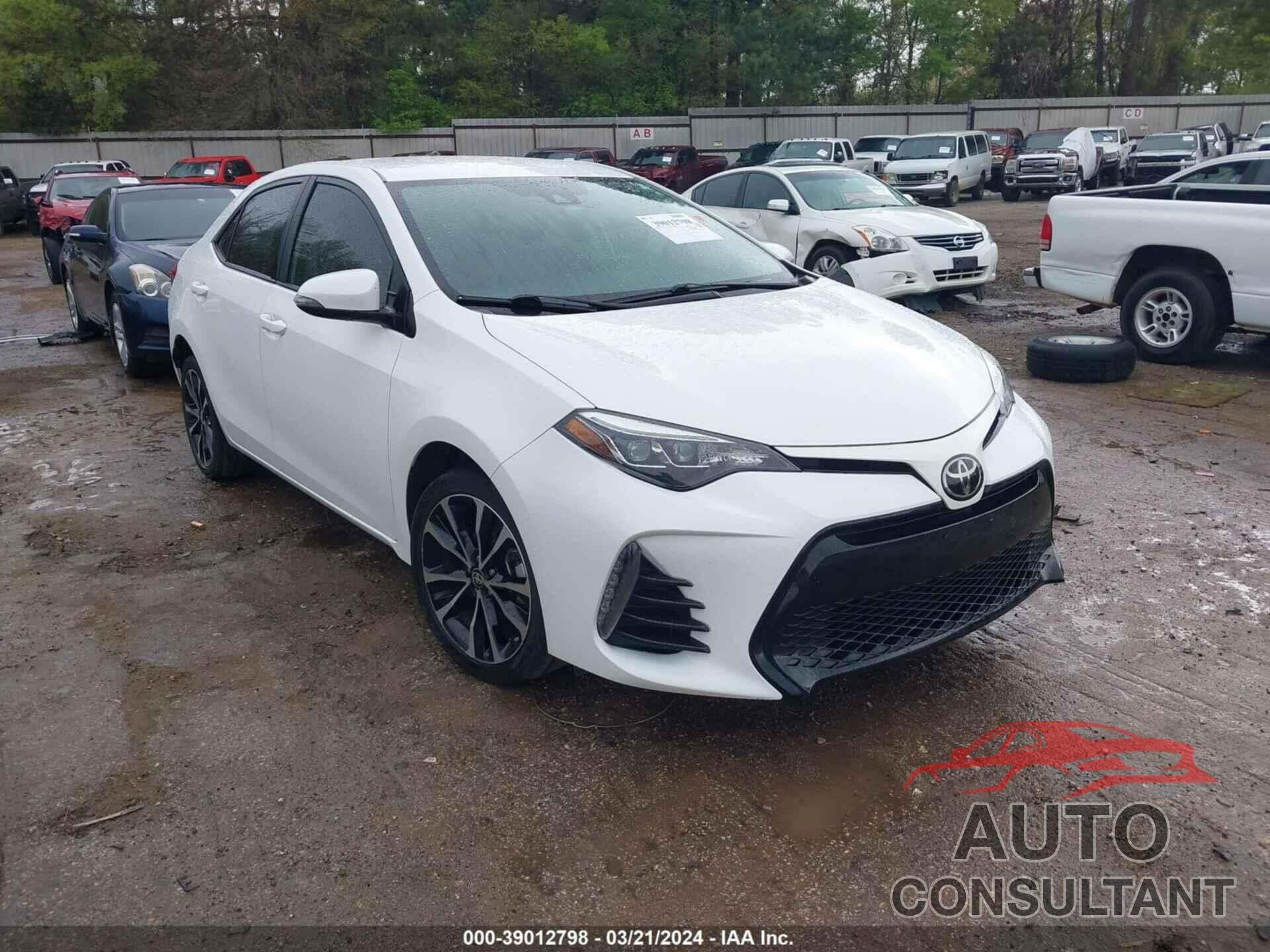 TOYOTA COROLLA 2019 - 5YFBURHE0KP908331