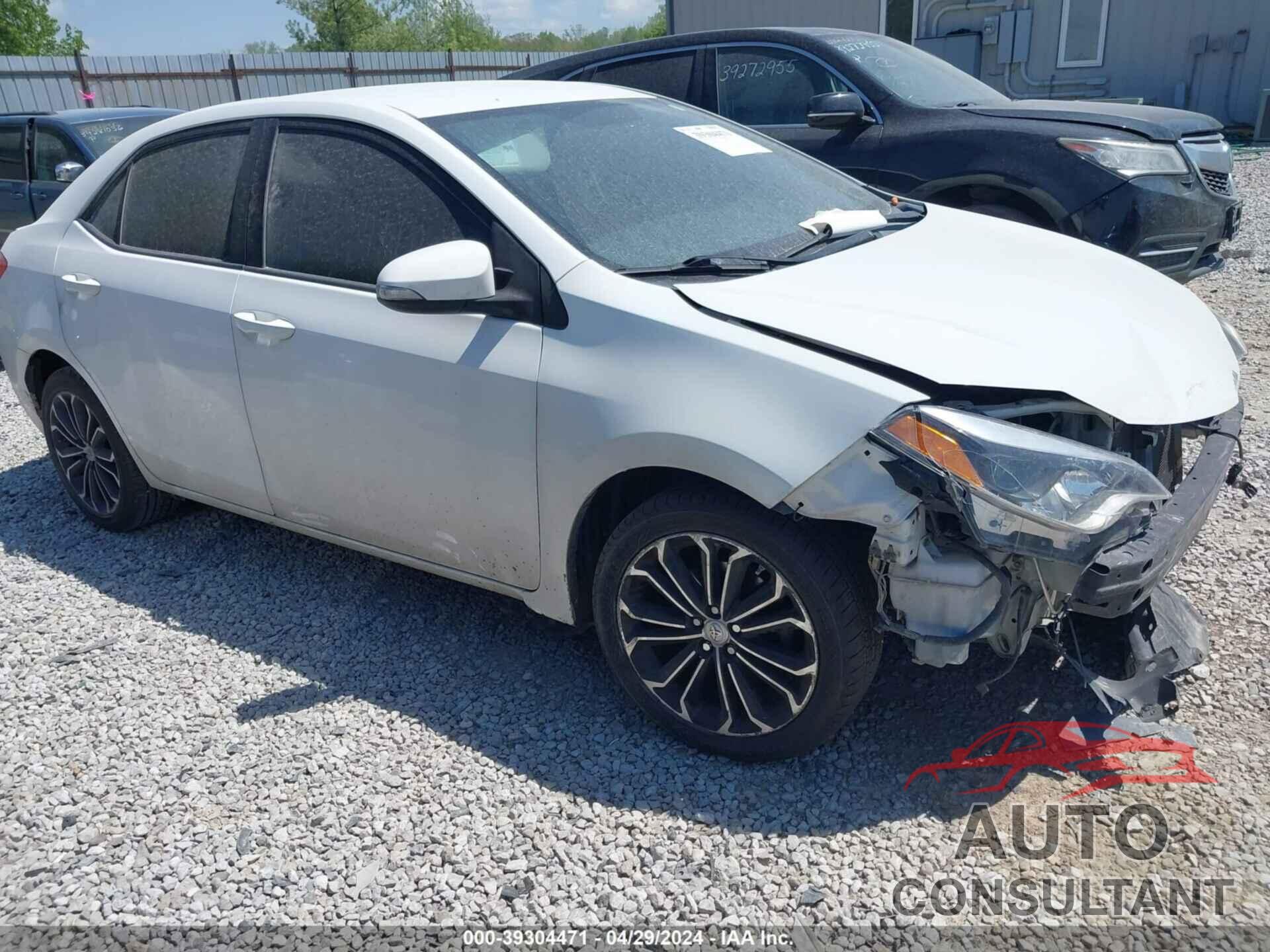 TOYOTA COROLLA 2016 - 5YFBURHE2GP445034