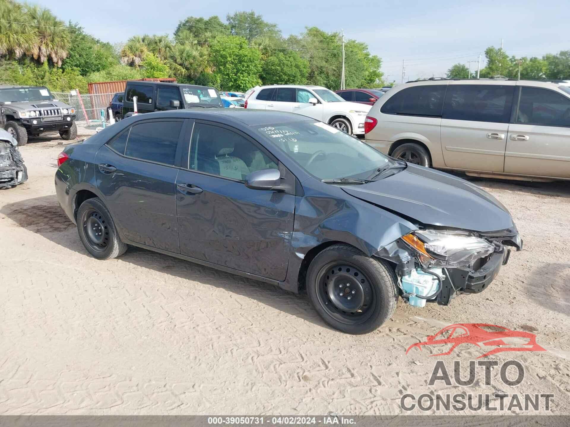 TOYOTA COROLLA 2017 - 2T1BURHE2HC853180