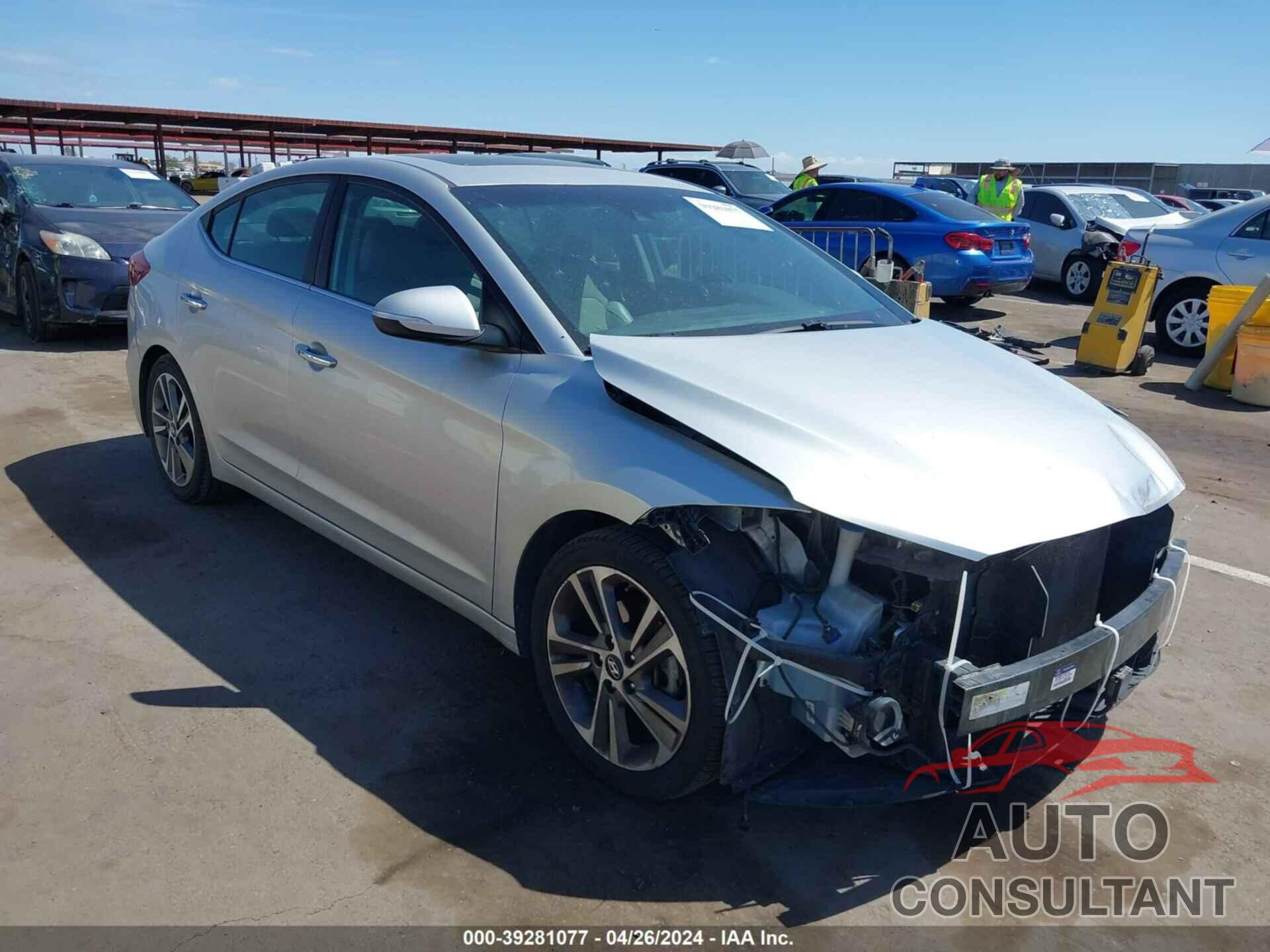 HYUNDAI ELANTRA 2017 - 5NPD84LF0HH042474