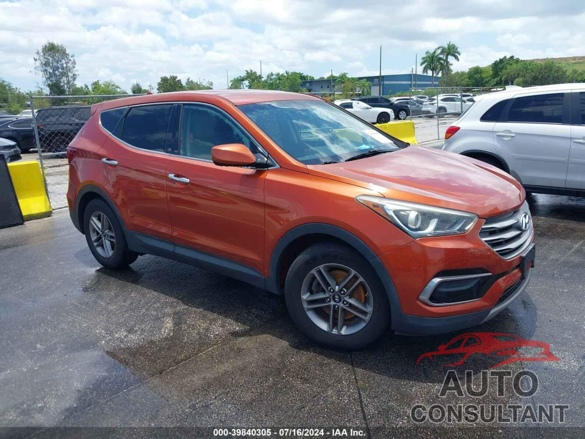 HYUNDAI SANTA FE SPORT 2017 - 5XYZT3LB9HG452502