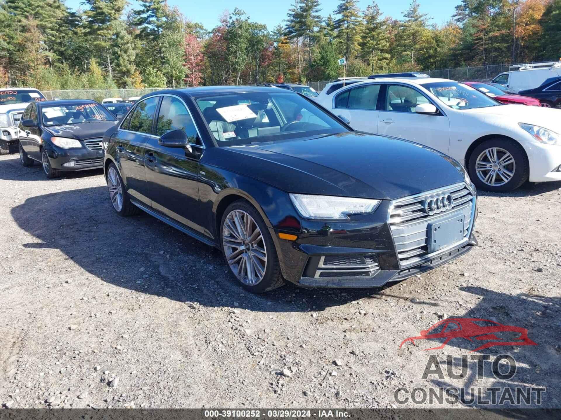 AUDI A4 2017 - WAUENAF43HN000285