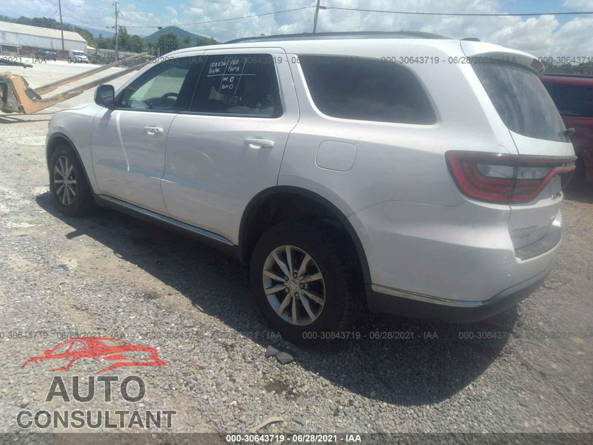 DODGE DURANGO 2016 - 1C4RDJAGXGC486290