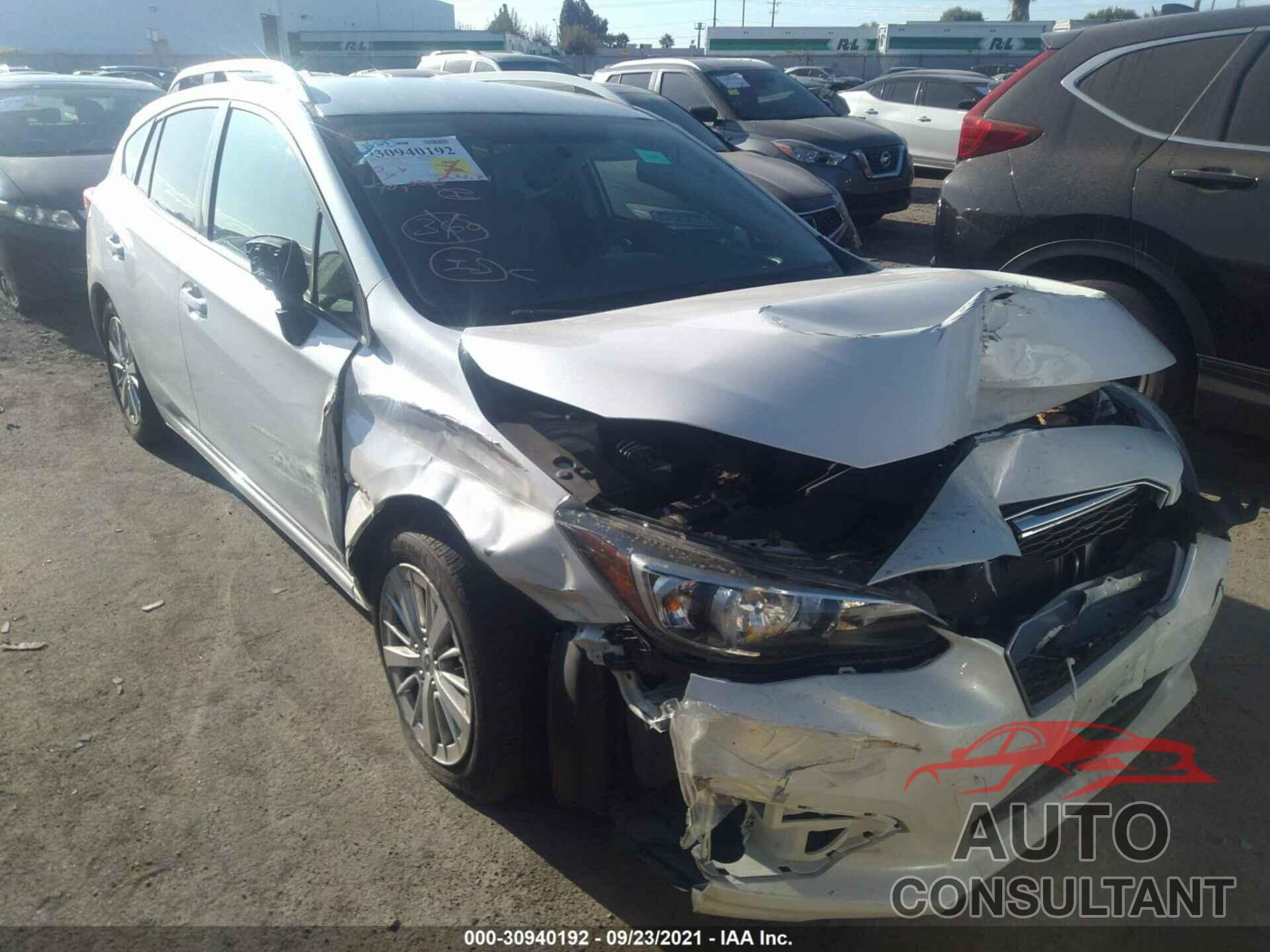 SUBARU IMPREZA 2017 - 4S3GTAB67H3743021
