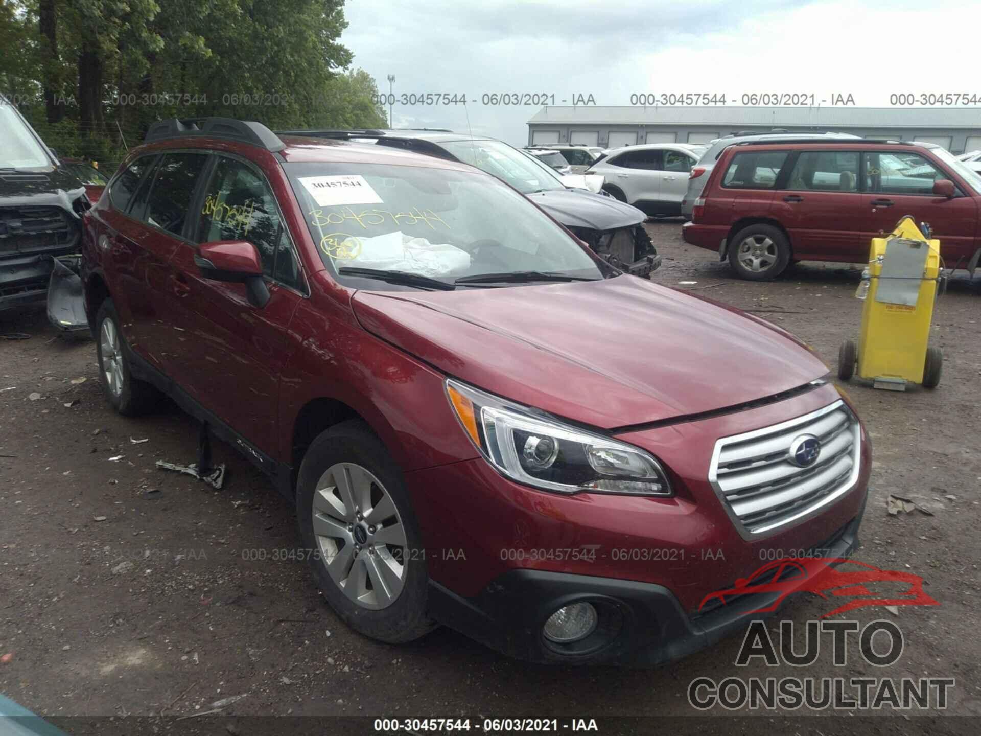 SUBARU OUTBACK 2016 - 4S4BSBFCXG3261124
