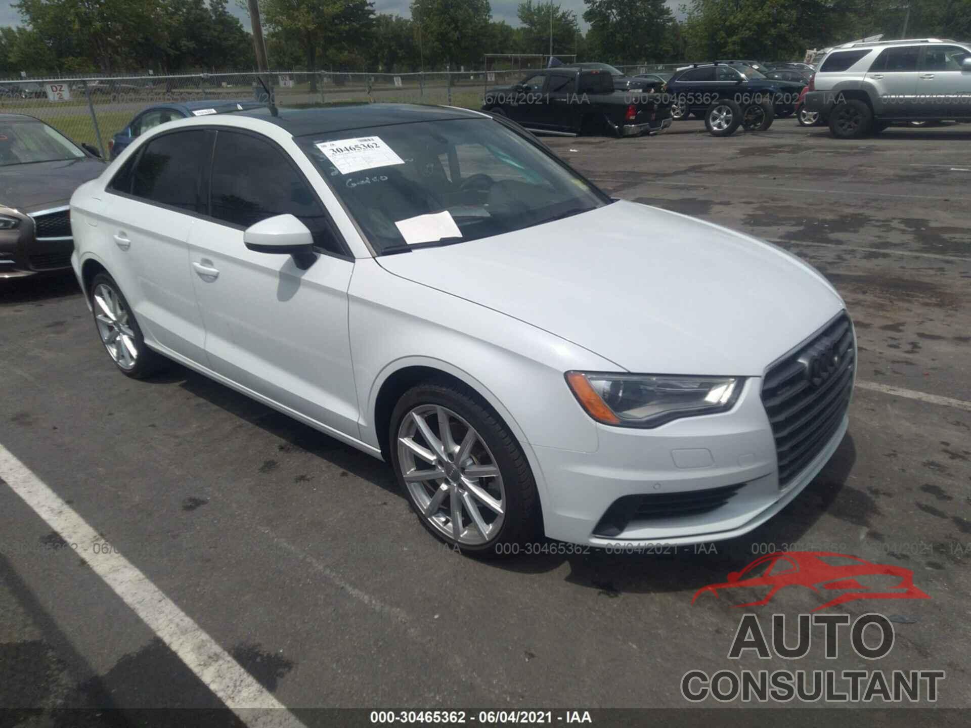 AUDI A3 2016 - WAUB8GFF2G1037624