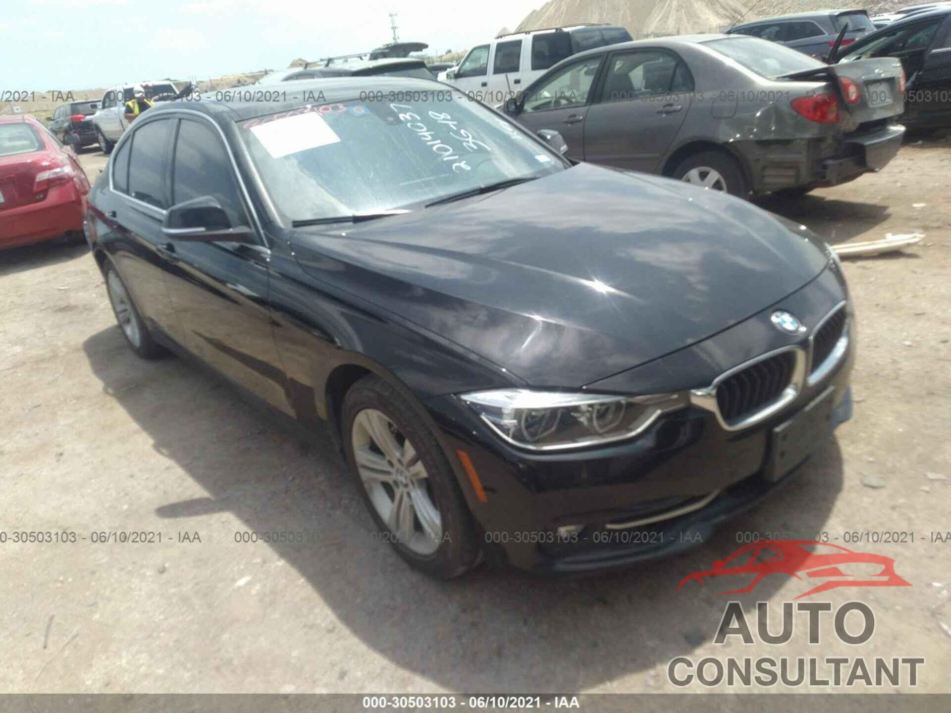 BMW 3 SERIES 2017 - WBA8B9G39HNU54471