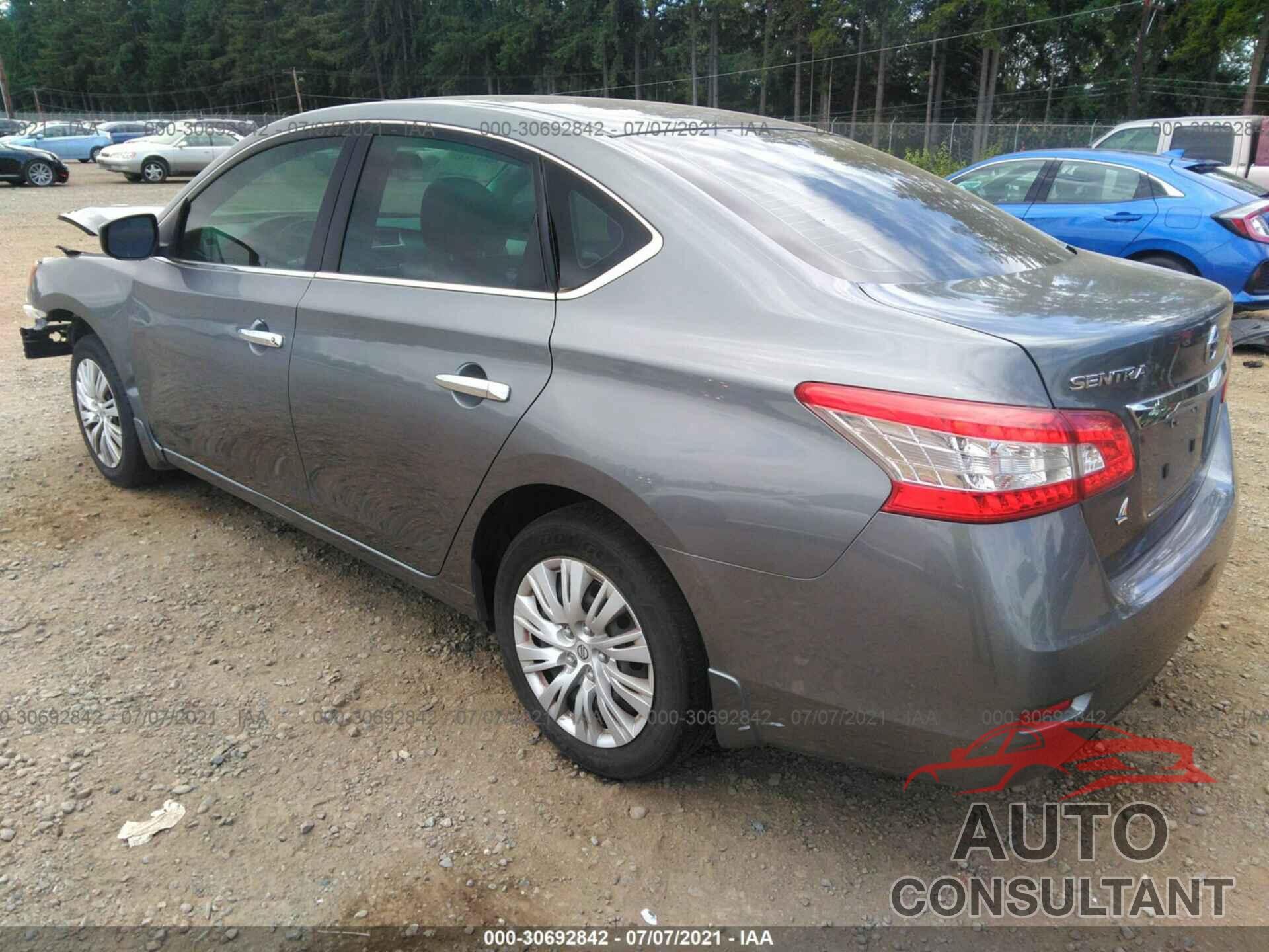 NISSAN SENTRA 2015 - 3N1CN8DV9ML880548