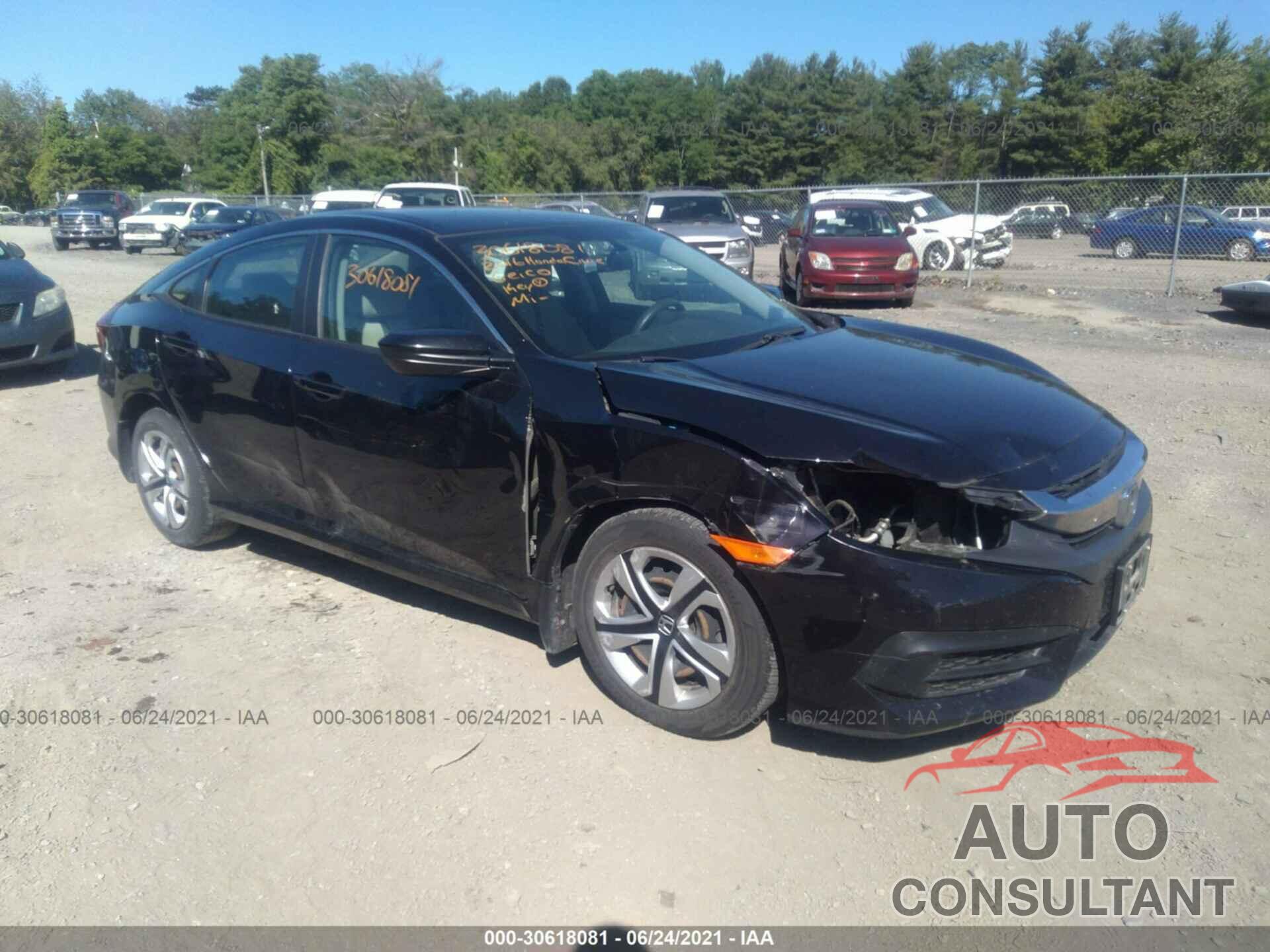 HONDA CIVIC SEDAN 2016 - 2HGFC2F53GH528798