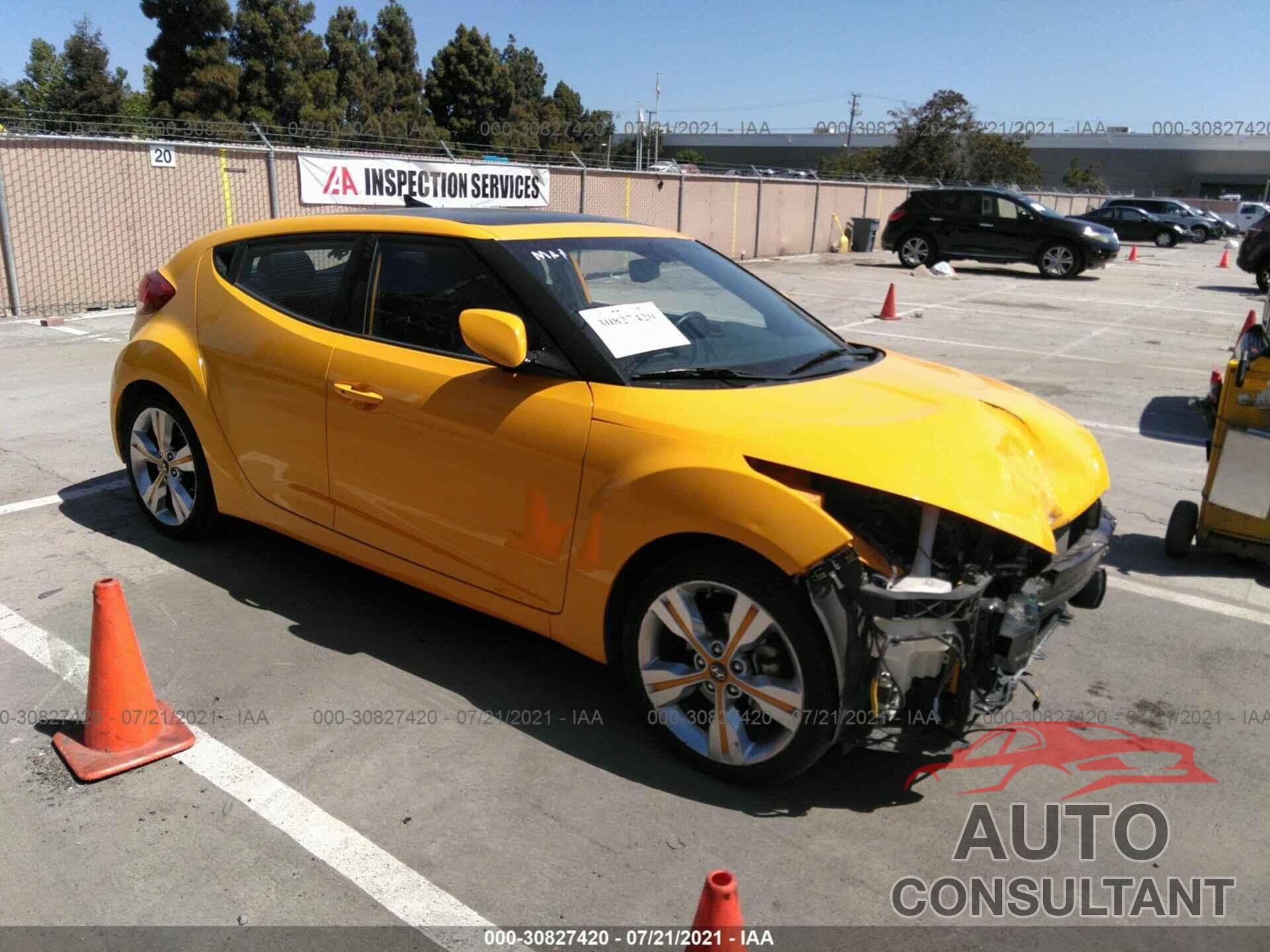 HYUNDAI VELOSTER 2016 - KMHTC6AD6GU256909