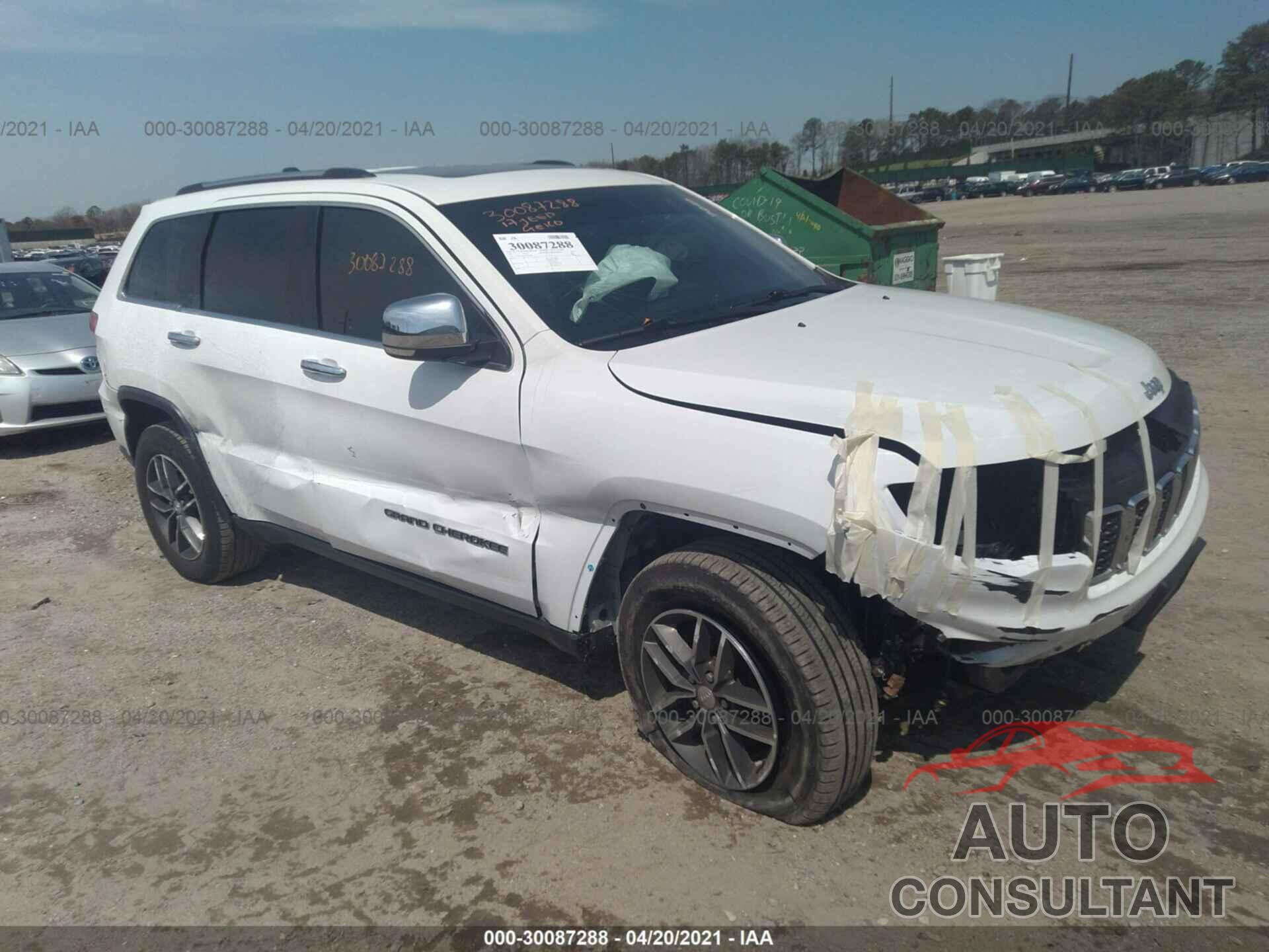 JEEP GRAND CHEROKEE 2017 - 1C4RJFBG4HC787188