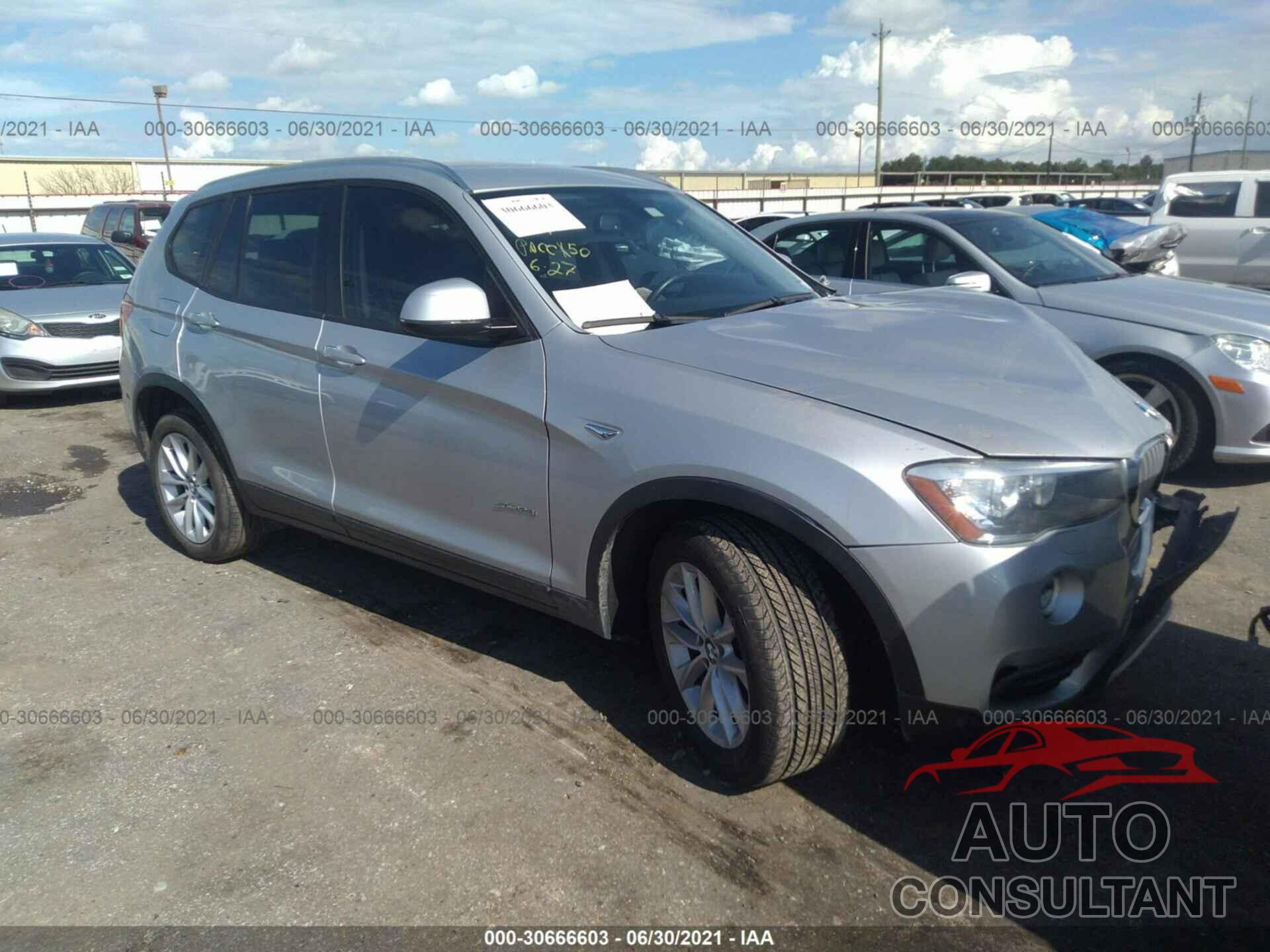 BMW X3 2016 - 5UXWZ7C59G0R32514