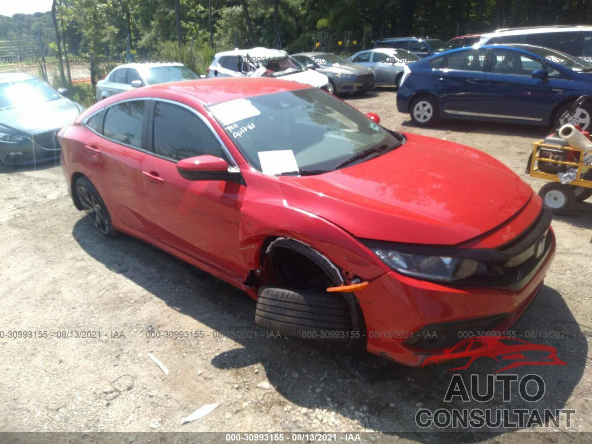 HONDA CIVIC SEDAN 2019 - 2HGFC2F81KH536028