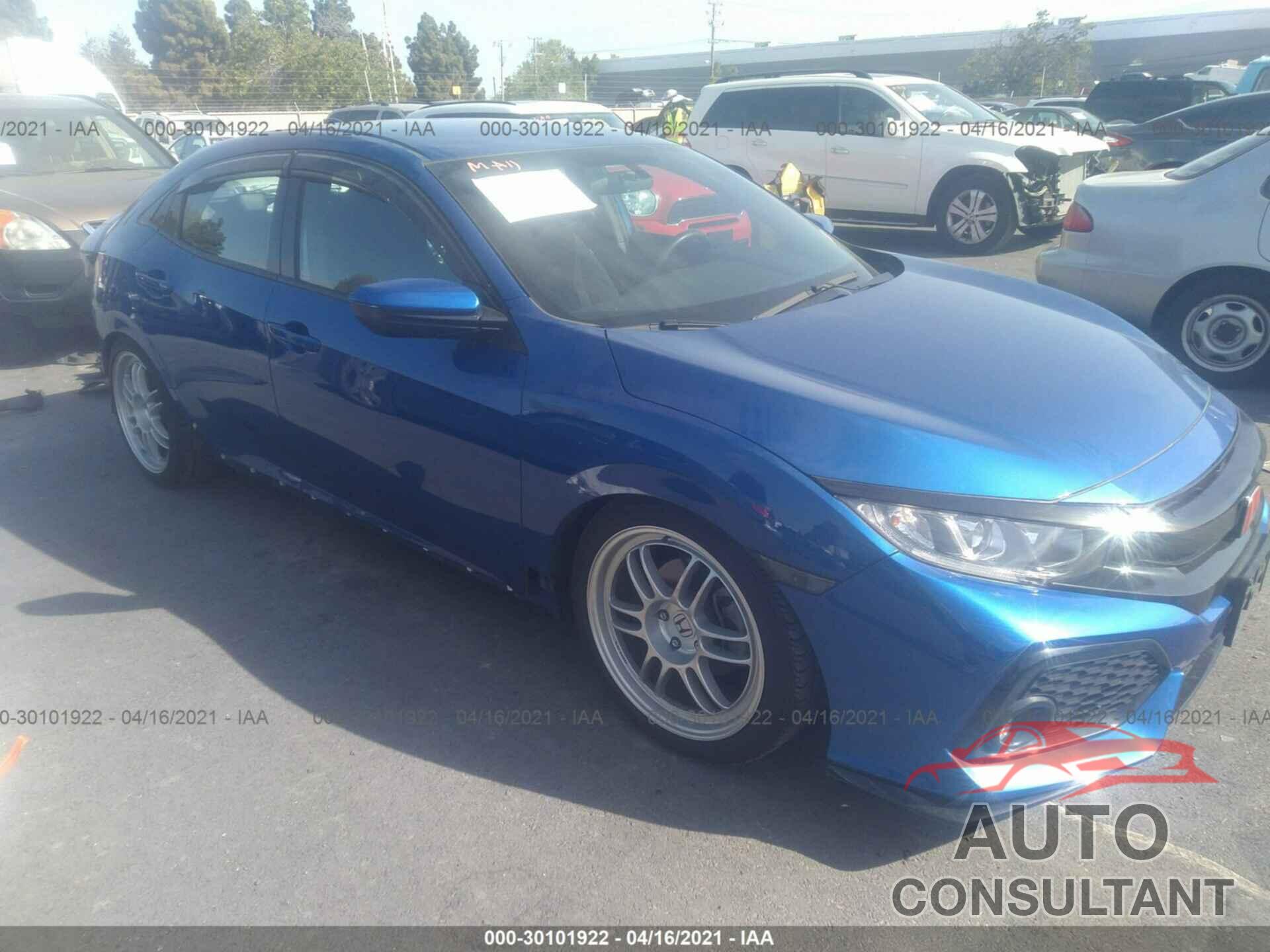 HONDA CIVIC HATCHBACK 2018 - SHHFK7H48JU423396