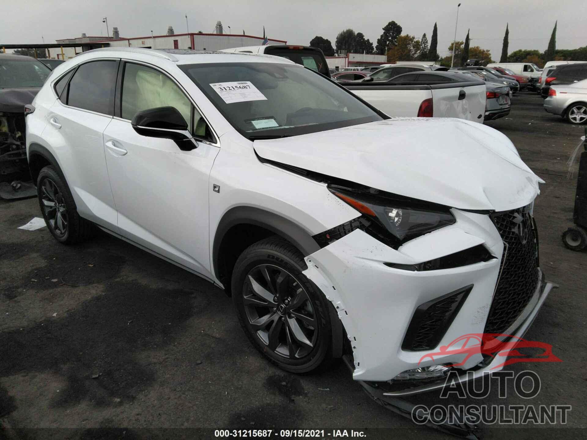 LEXUS NX 2021 - JTJSARBZ1M5033052