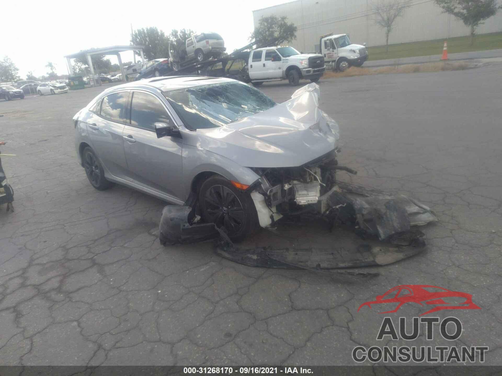 HONDA CIVIC HATCHBACK 2018 - SHHFK7H71JU208016