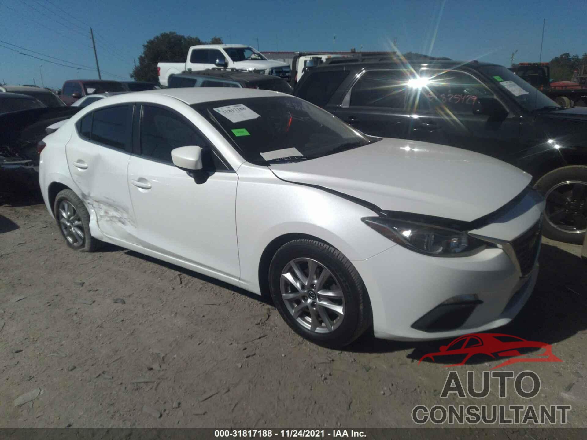 MAZDA MAZDA3 2016 - JM1BM1U71G1321463