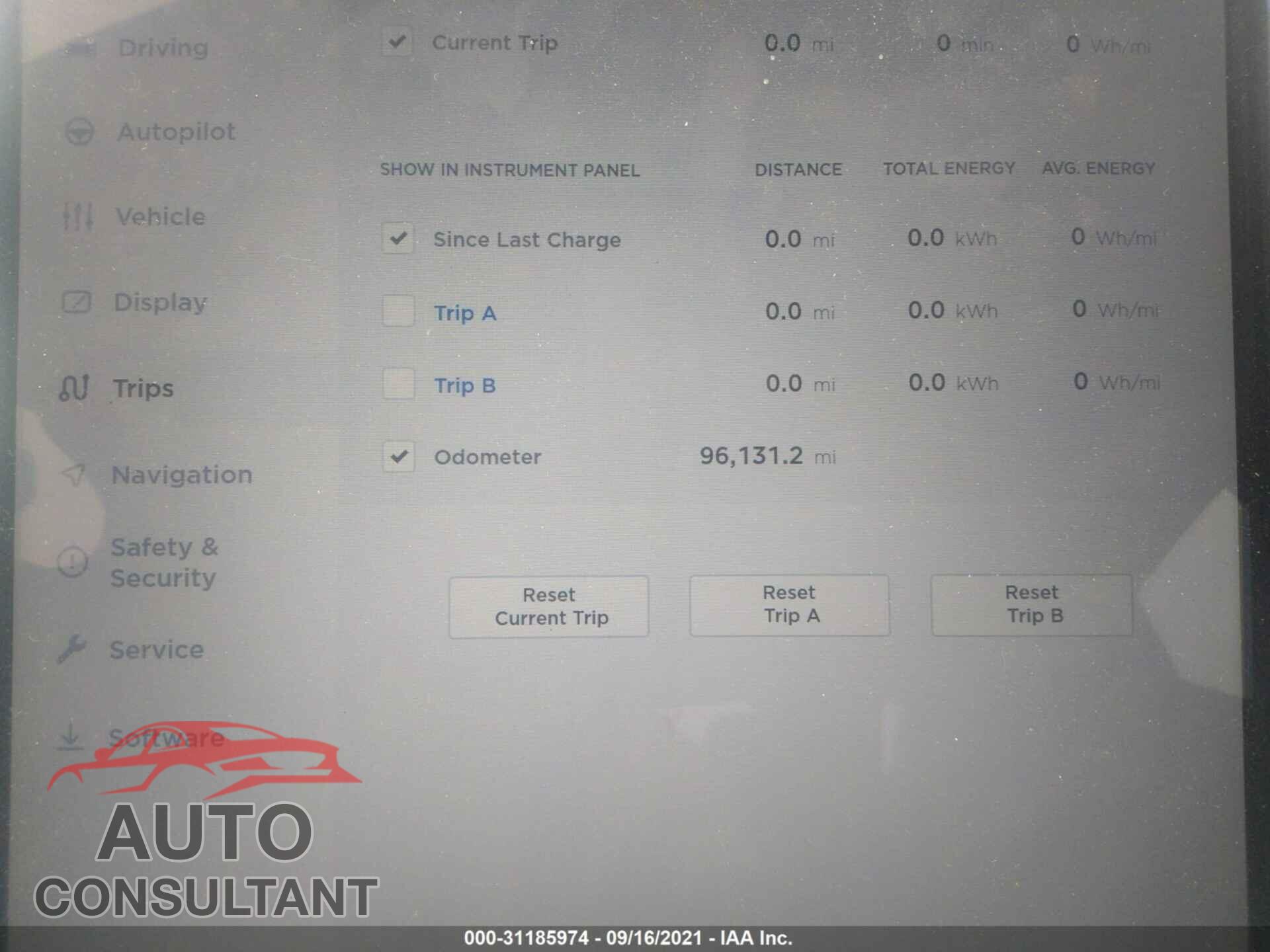 TESLA MODEL S 2016 - 5YJSA1E28GF125250