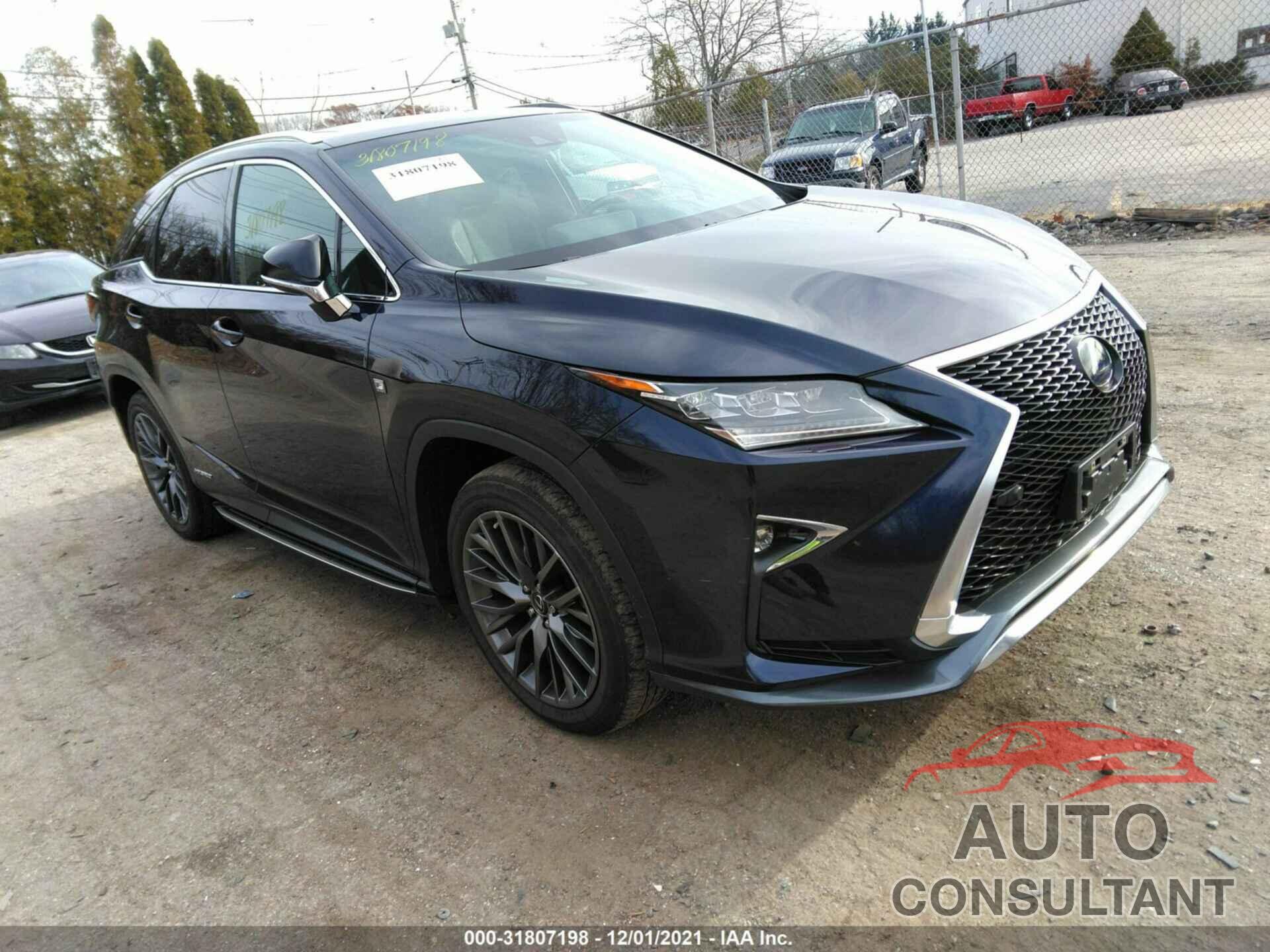 LEXUS RX 2019 - 2T2BGMCAXKC038484