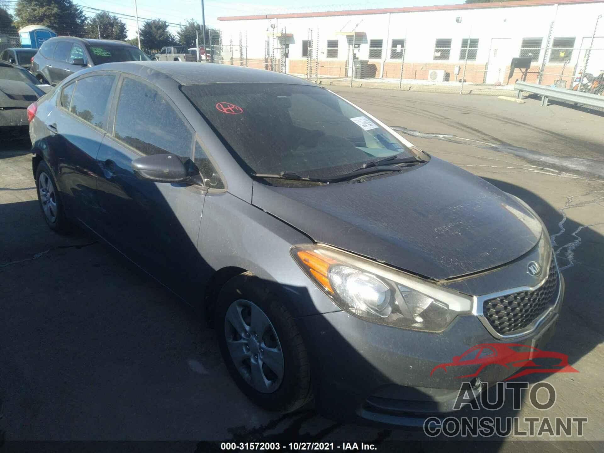 KIA FORTE 2016 - KNAFK4A60G5606133