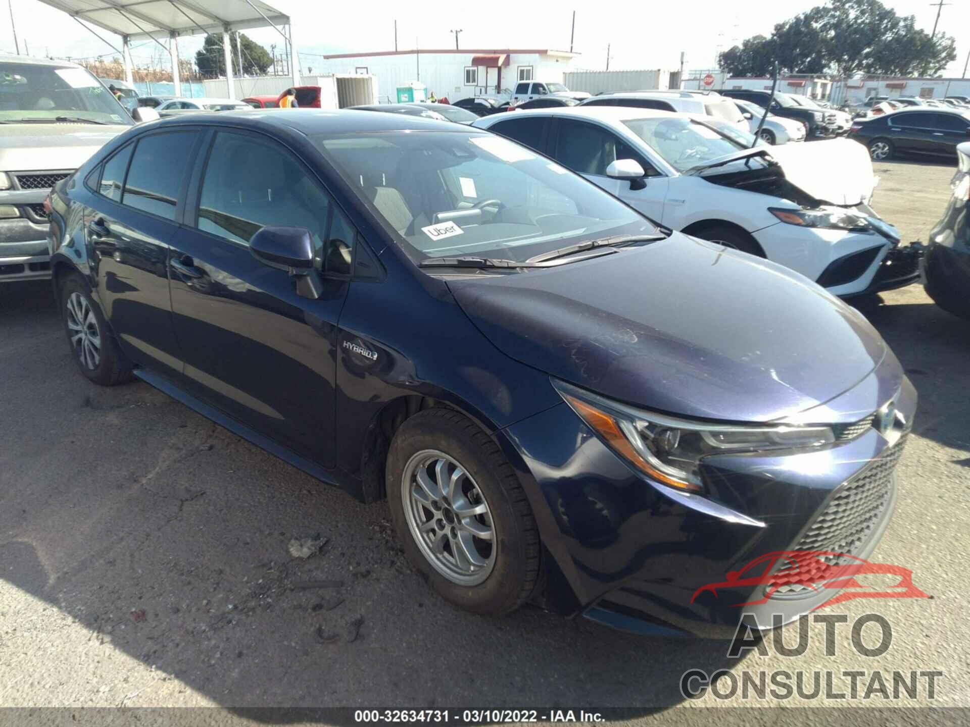 TOYOTA COROLLA 2020 - JTDEBRBE3LJ016396