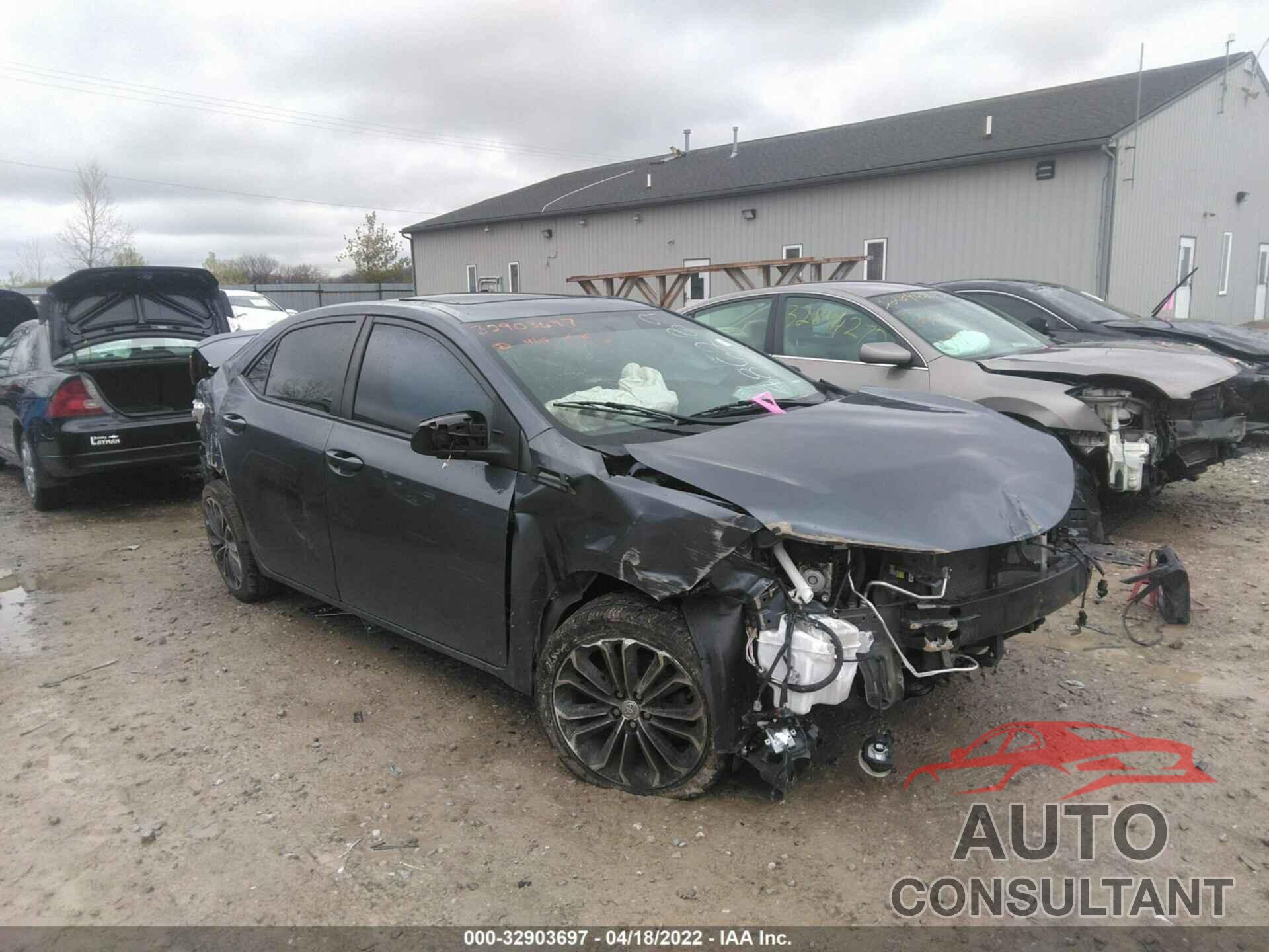 TOYOTA COROLLA 2016 - 5YFBURHE9GP486289