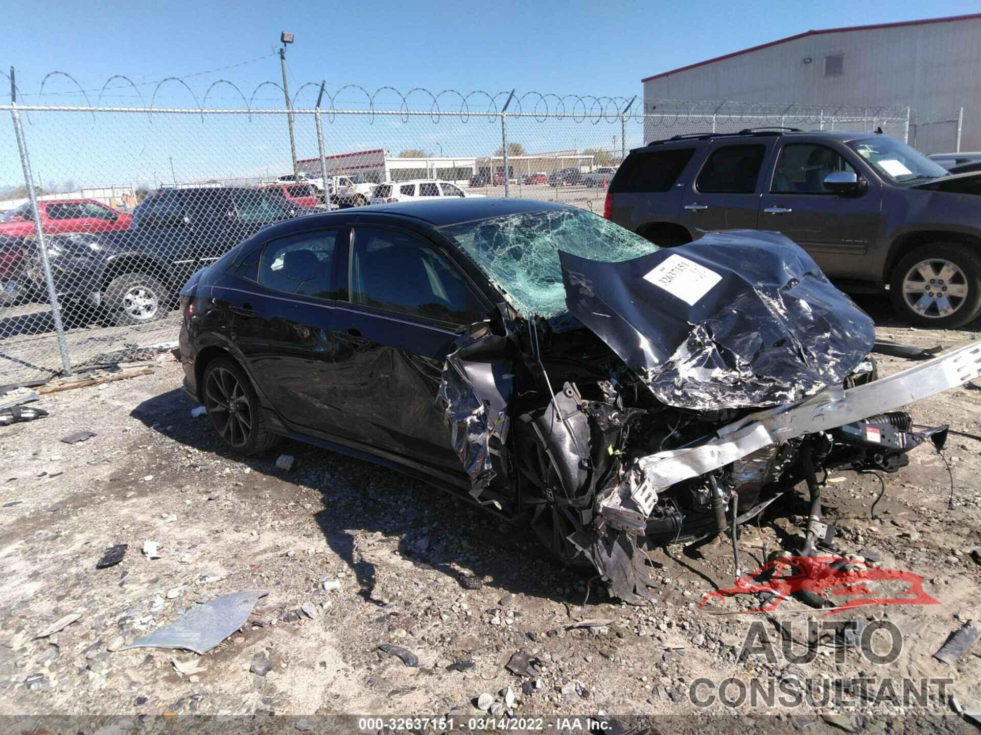 HONDA CIVIC HATCHBACK 2018 - SHHFK7G45JU226364