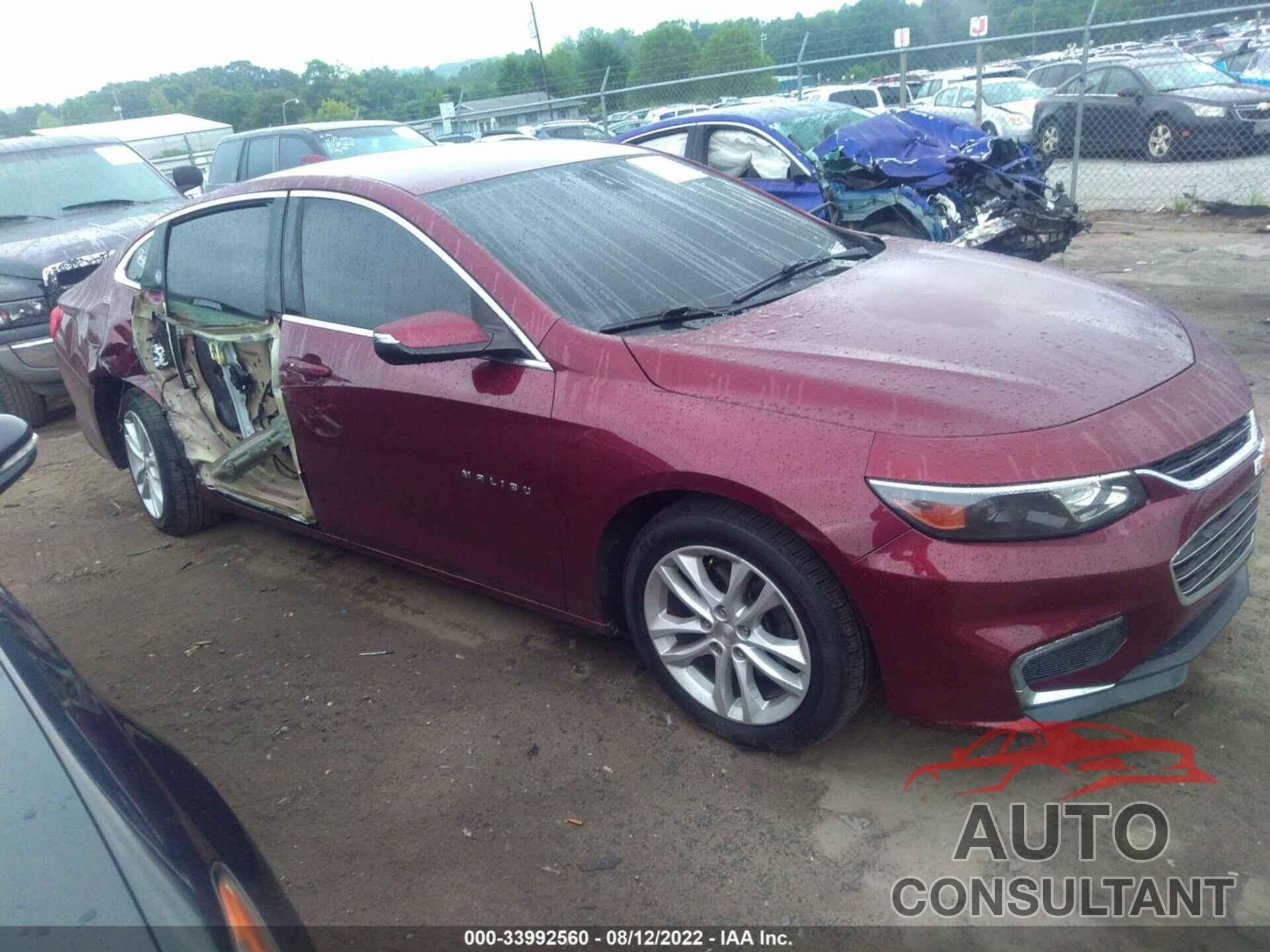 CHEVROLET MALIBU 2016 - 1G1ZE5ST3GF266030