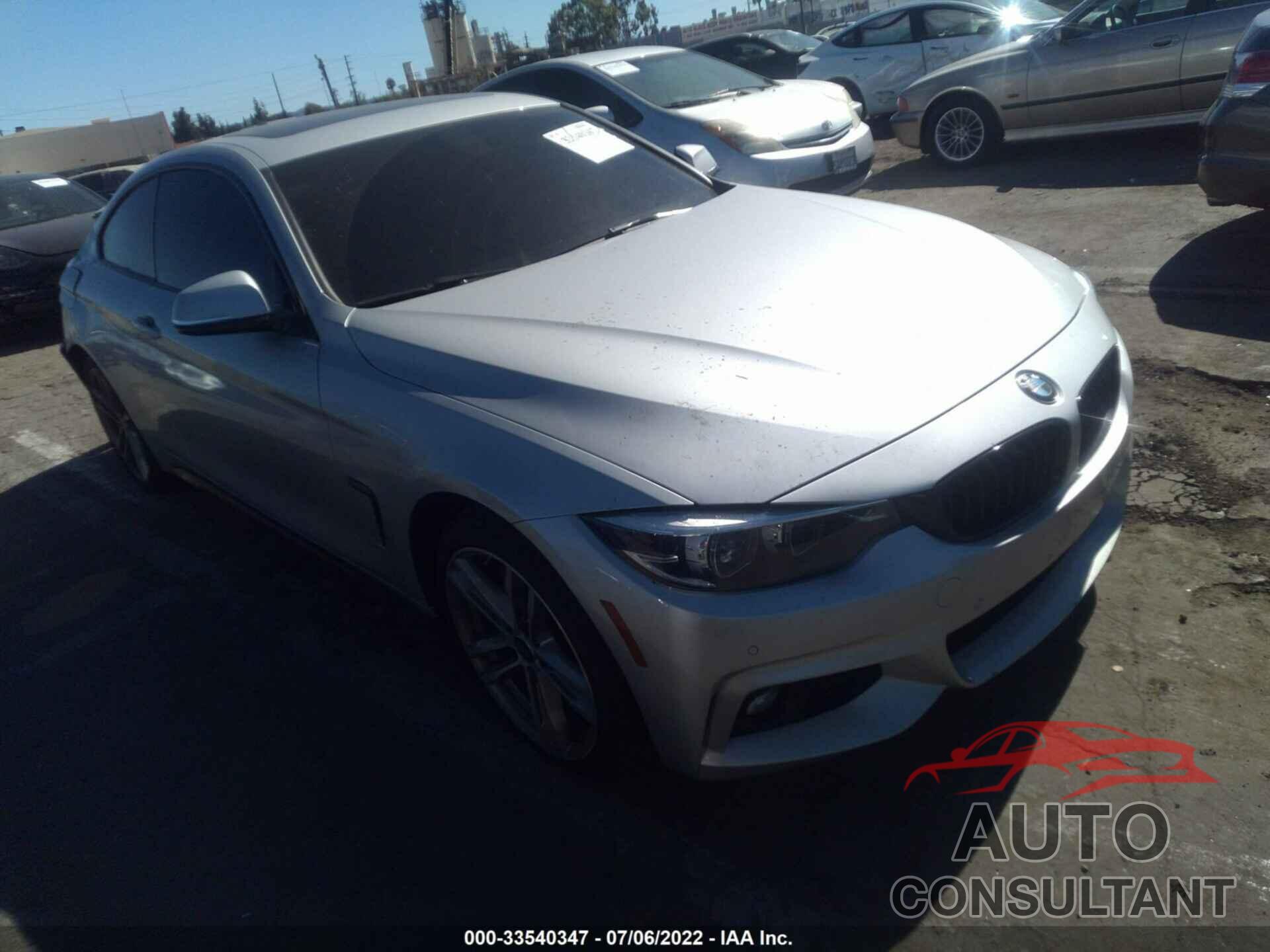 BMW 4 SERIES 2018 - WBA4W5C58JAE43125