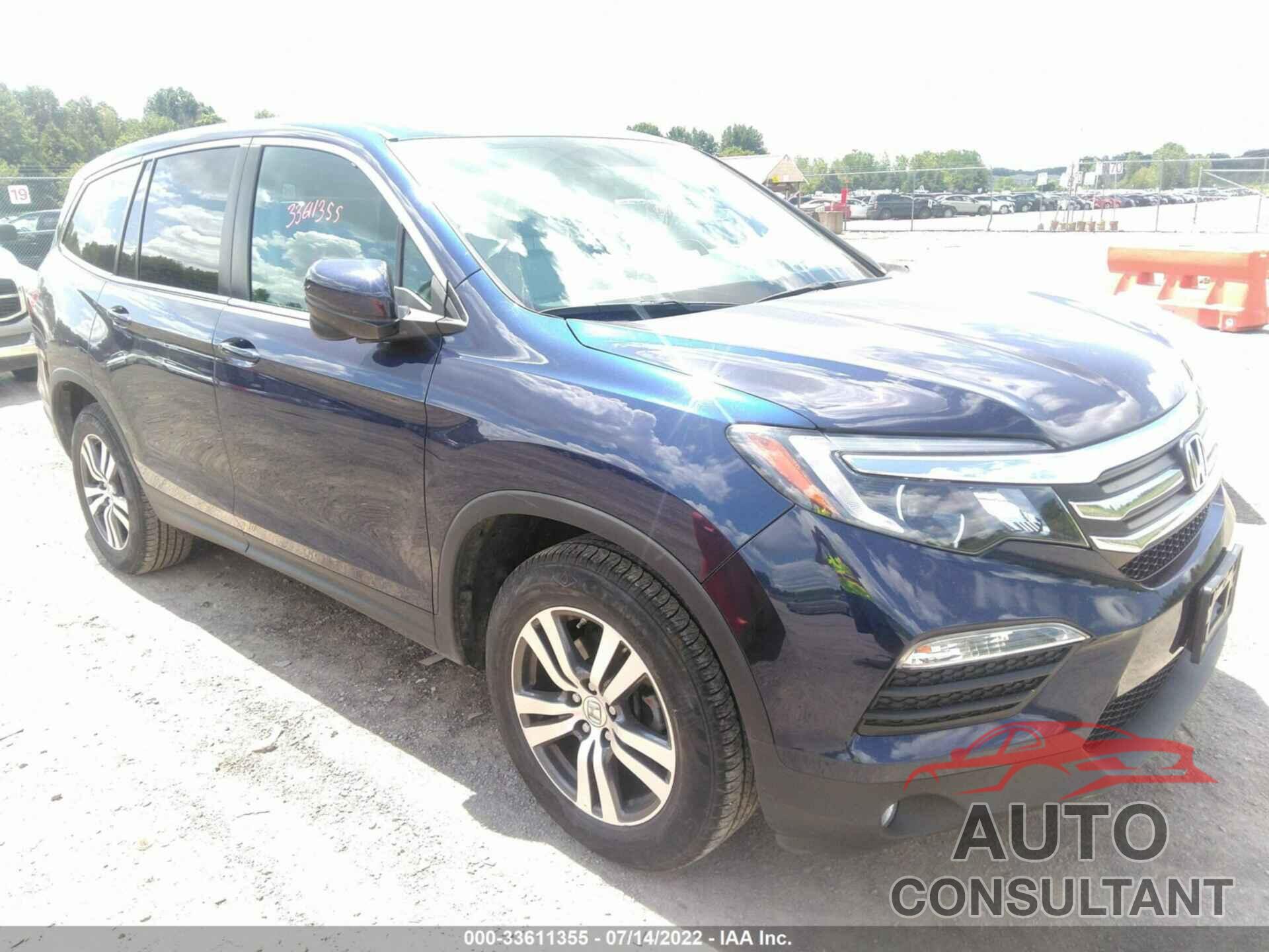 HONDA PILOT 2017 - 5FNYF6H5XHB044041
