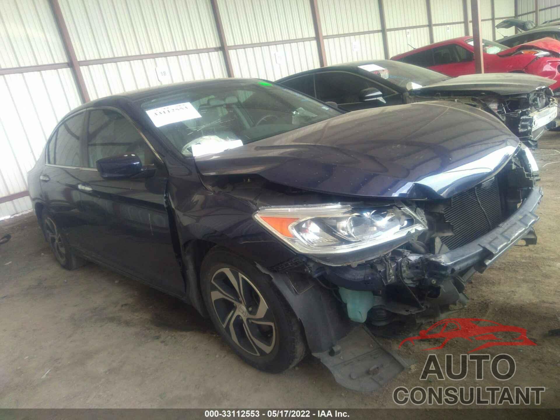 HONDA ACCORD SEDAN 2017 - 1HGCR2F31HA160301