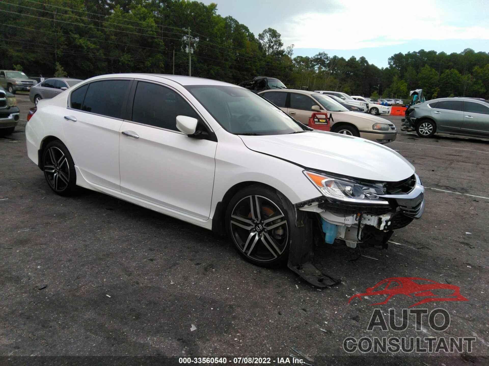 HONDA ACCORD SEDAN 2016 - 1HGCR2F61GA222871