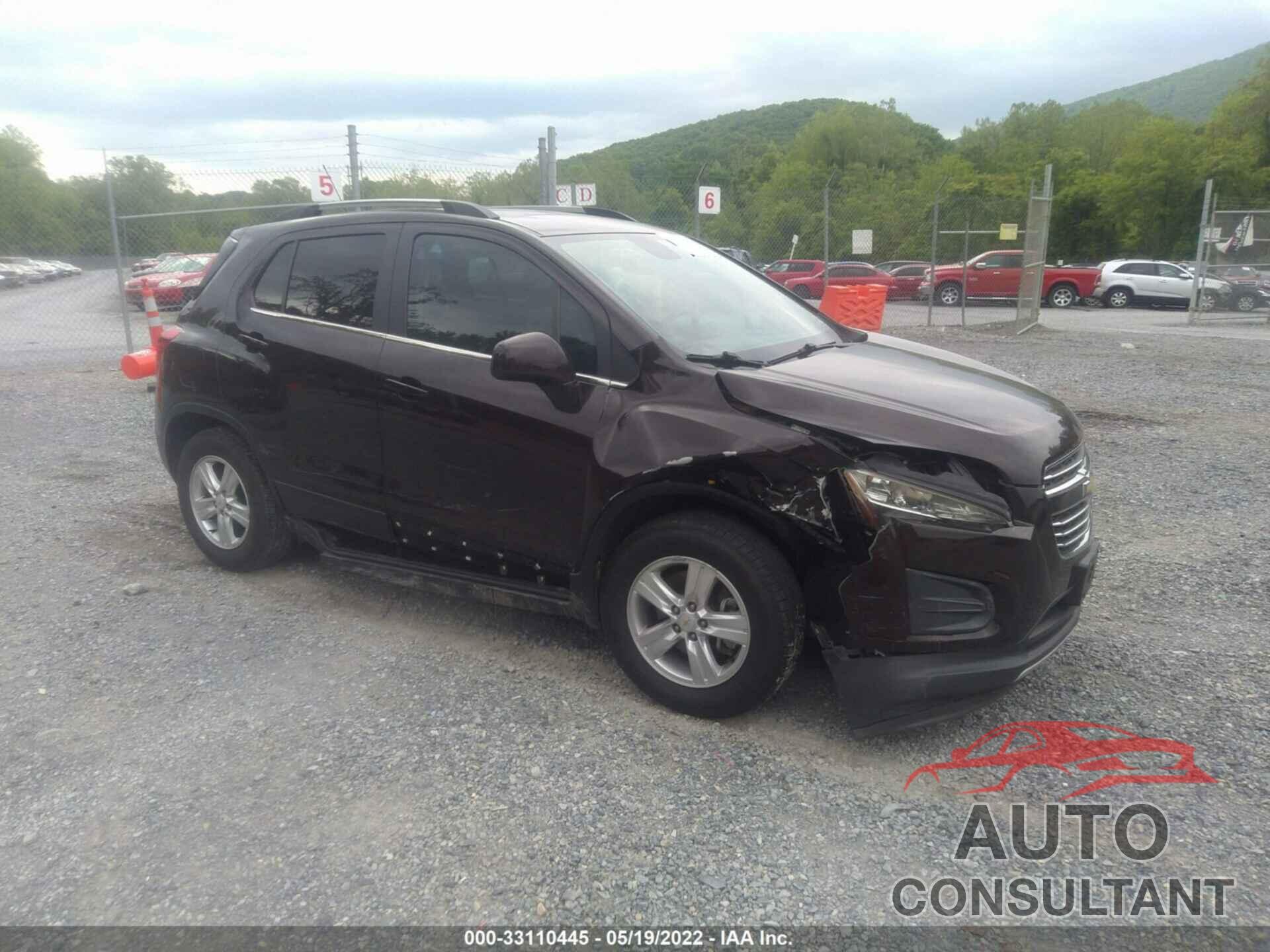 CHEVROLET TRAX 2016 - KL7CJLSB1GB571695