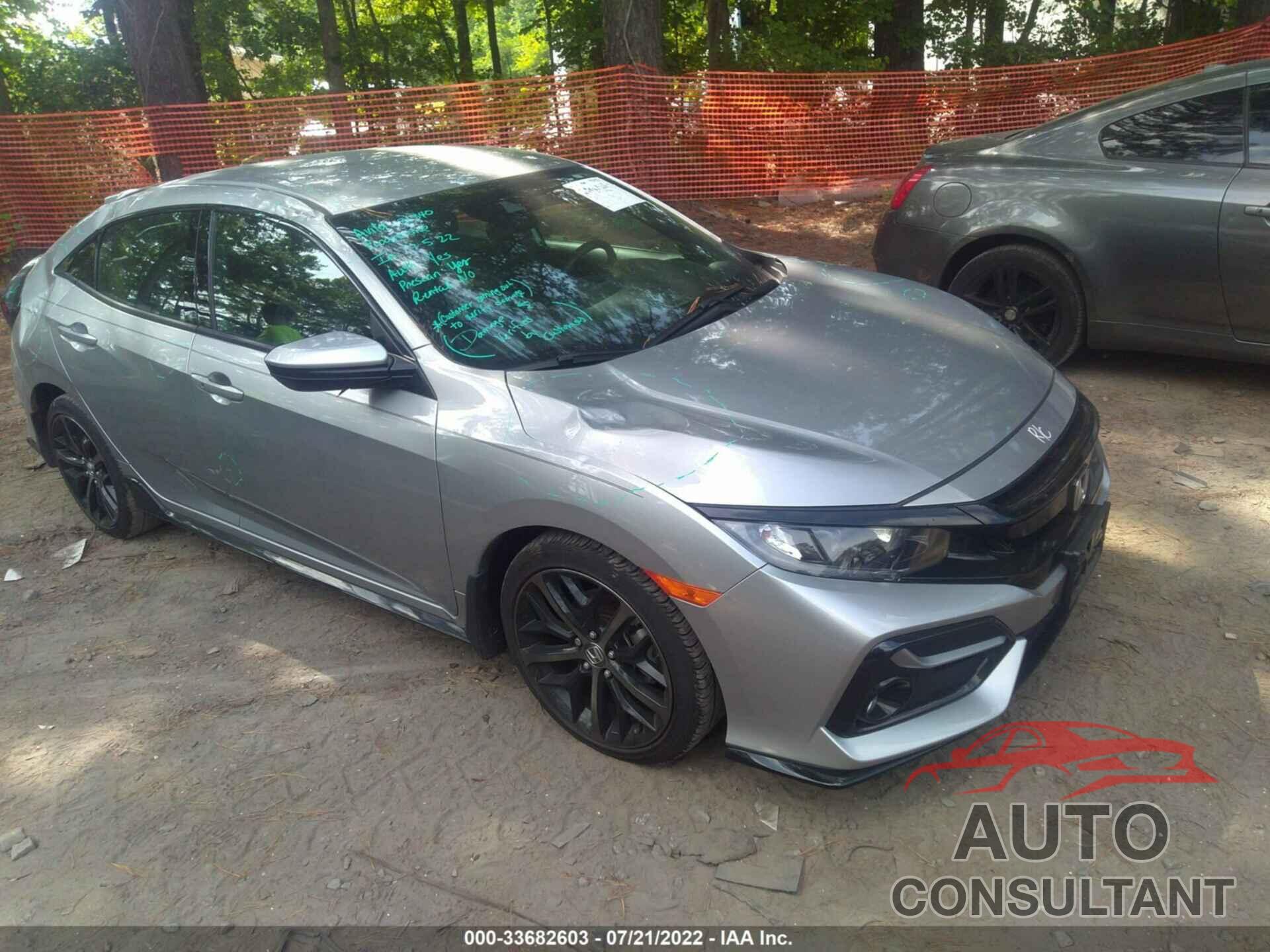 HONDA CIVIC HATCHBACK 2021 - SHHFK7G4XMU218832