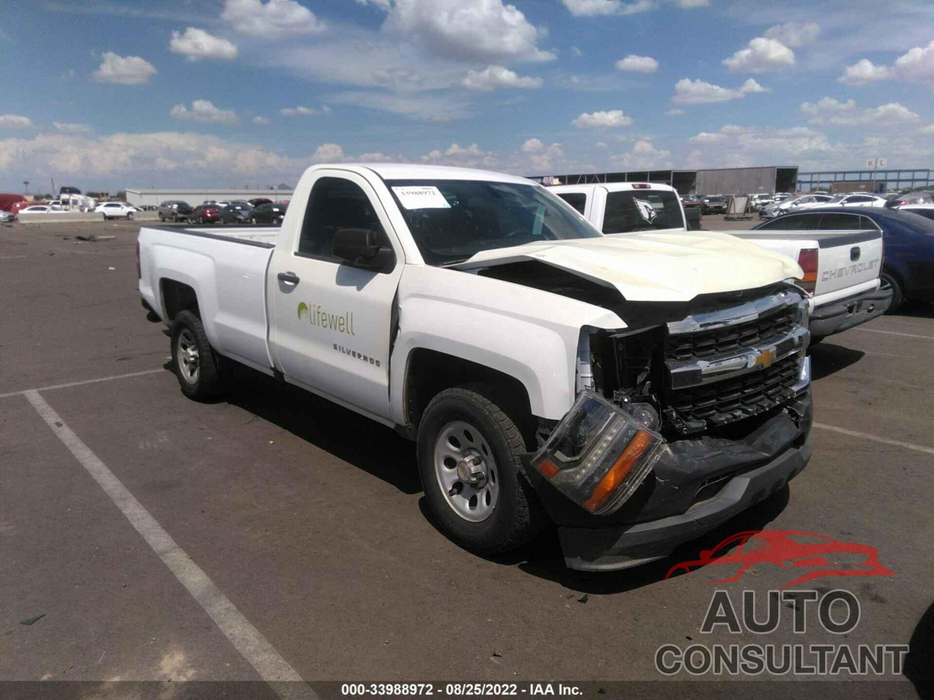 CHEVROLET SILVERADO 1500 2018 - 1GCNCNEC8JZ102351