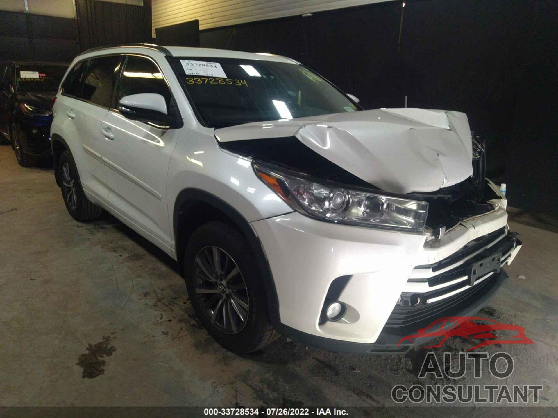 TOYOTA HIGHLANDER 2017 - 5TDJZRFH2HS398770