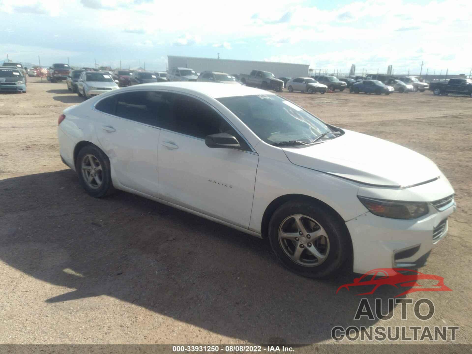 CHEVROLET MALIBU 2017 - 1G1ZB5ST6HF221478