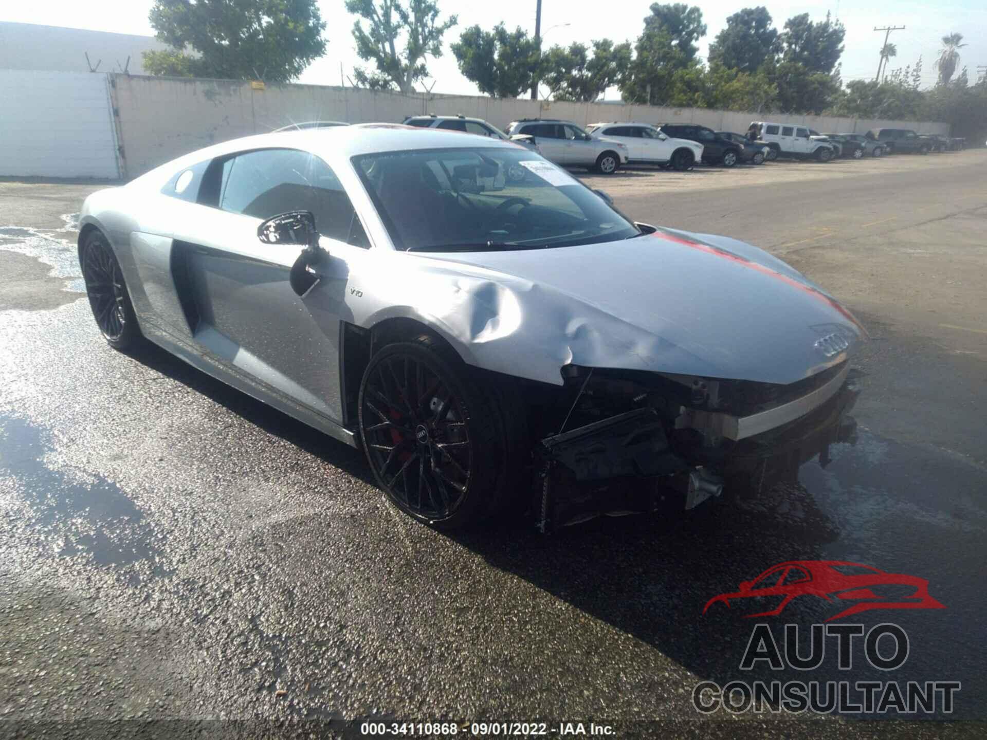 AUDI R8 COUPE 2018 - WUABAAFX0J7902370