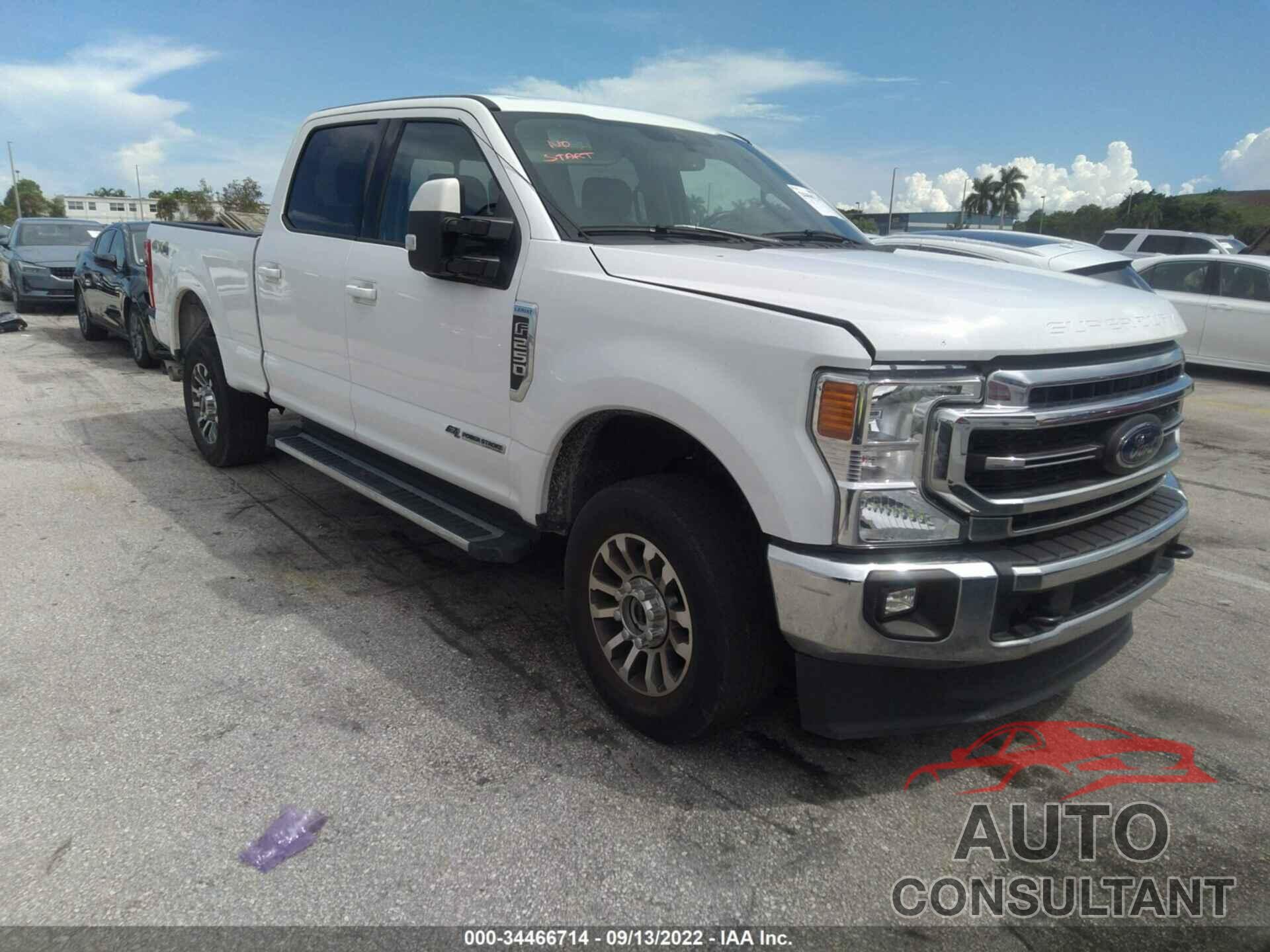 FORD SUPER DUTY F-250 SRW 2021 - 1FT7W2BT8MEC67704