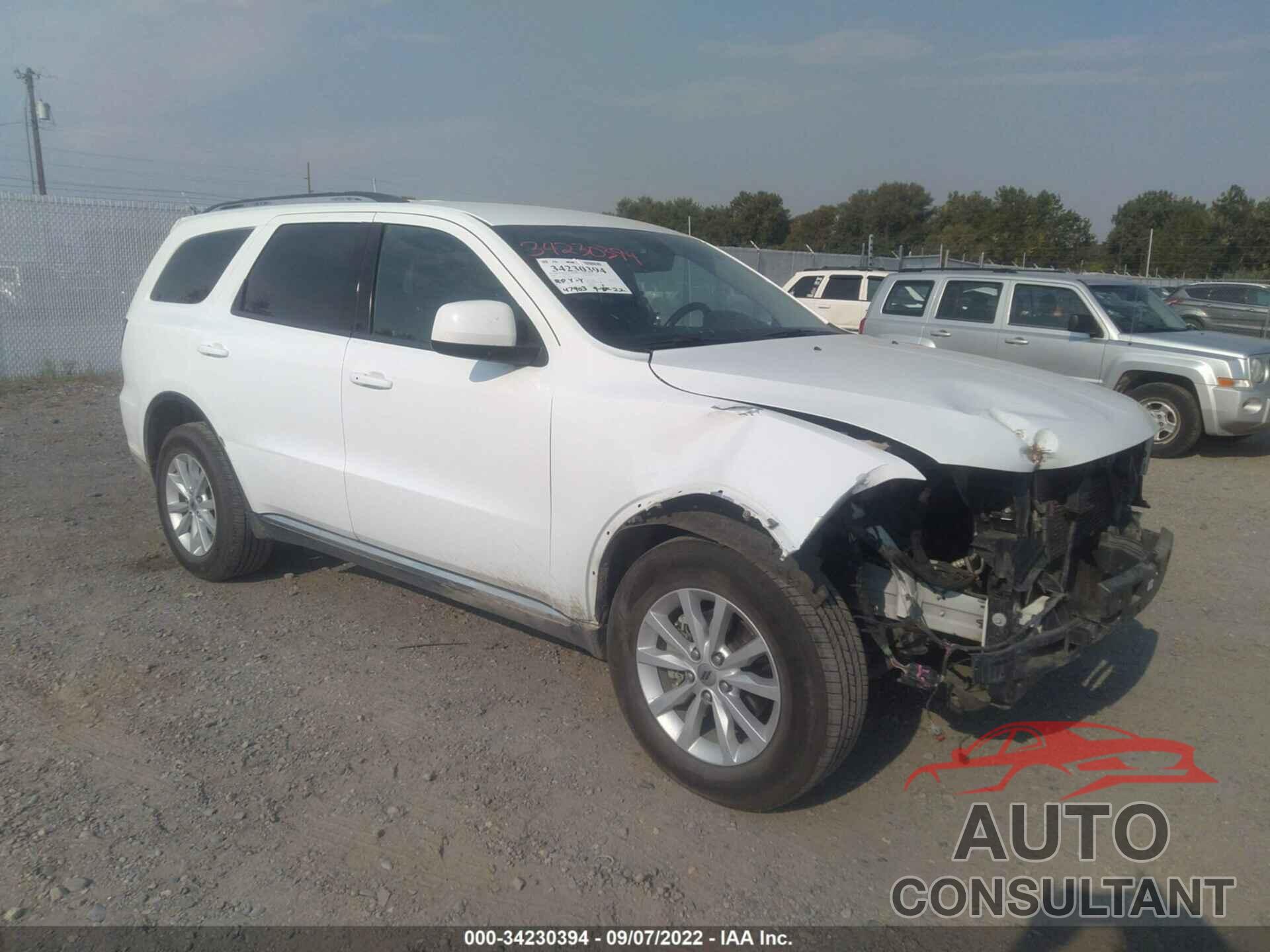 DODGE DURANGO 2020 - 1C4RDJAG1LC142597