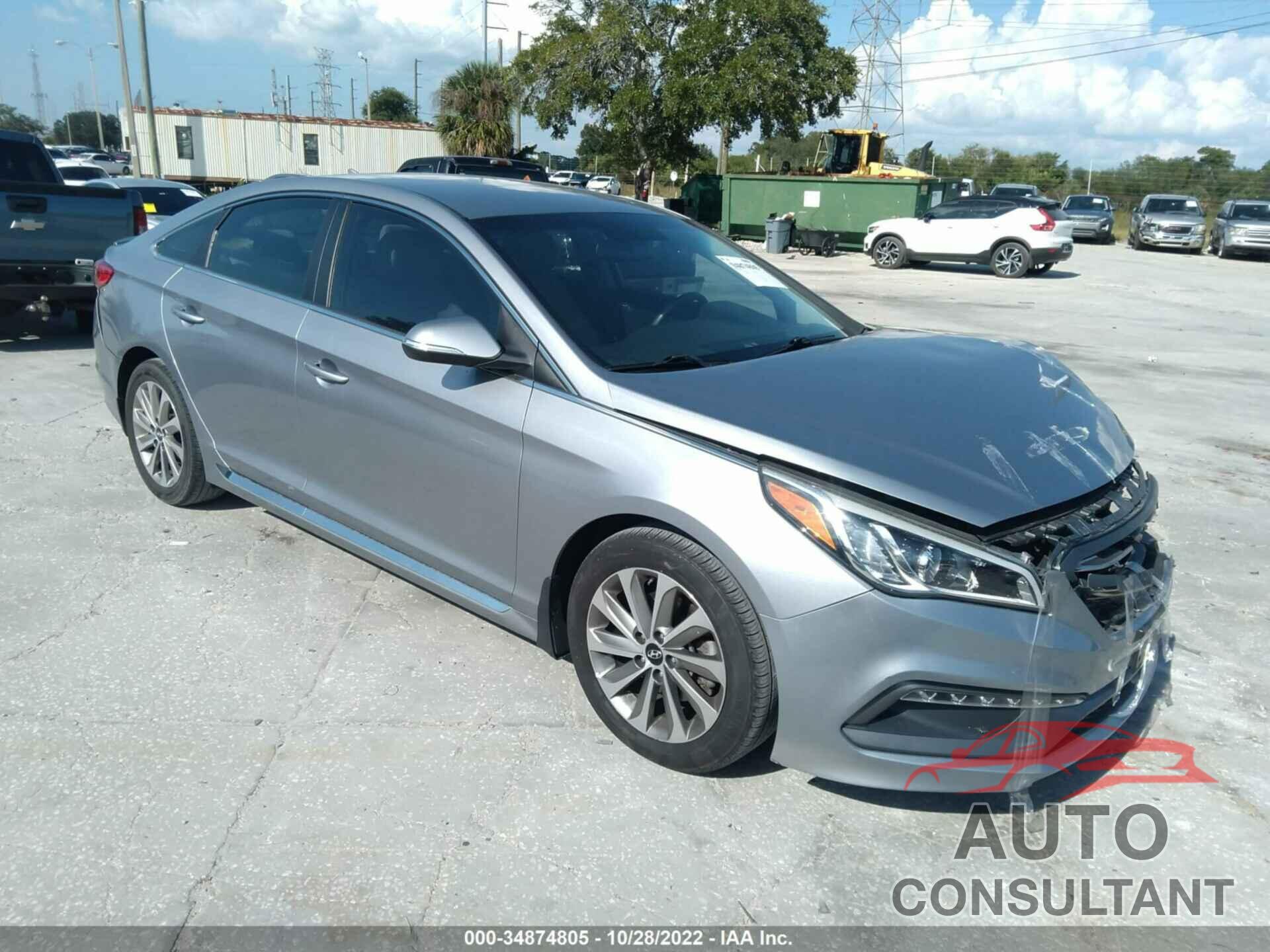 HYUNDAI SONATA 2017 - 5NPE34AF7HH440478