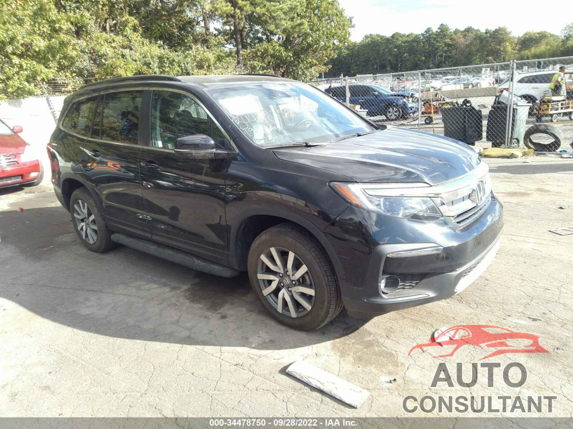 HONDA PILOT 2019 - 5FNYF6H51KB075556