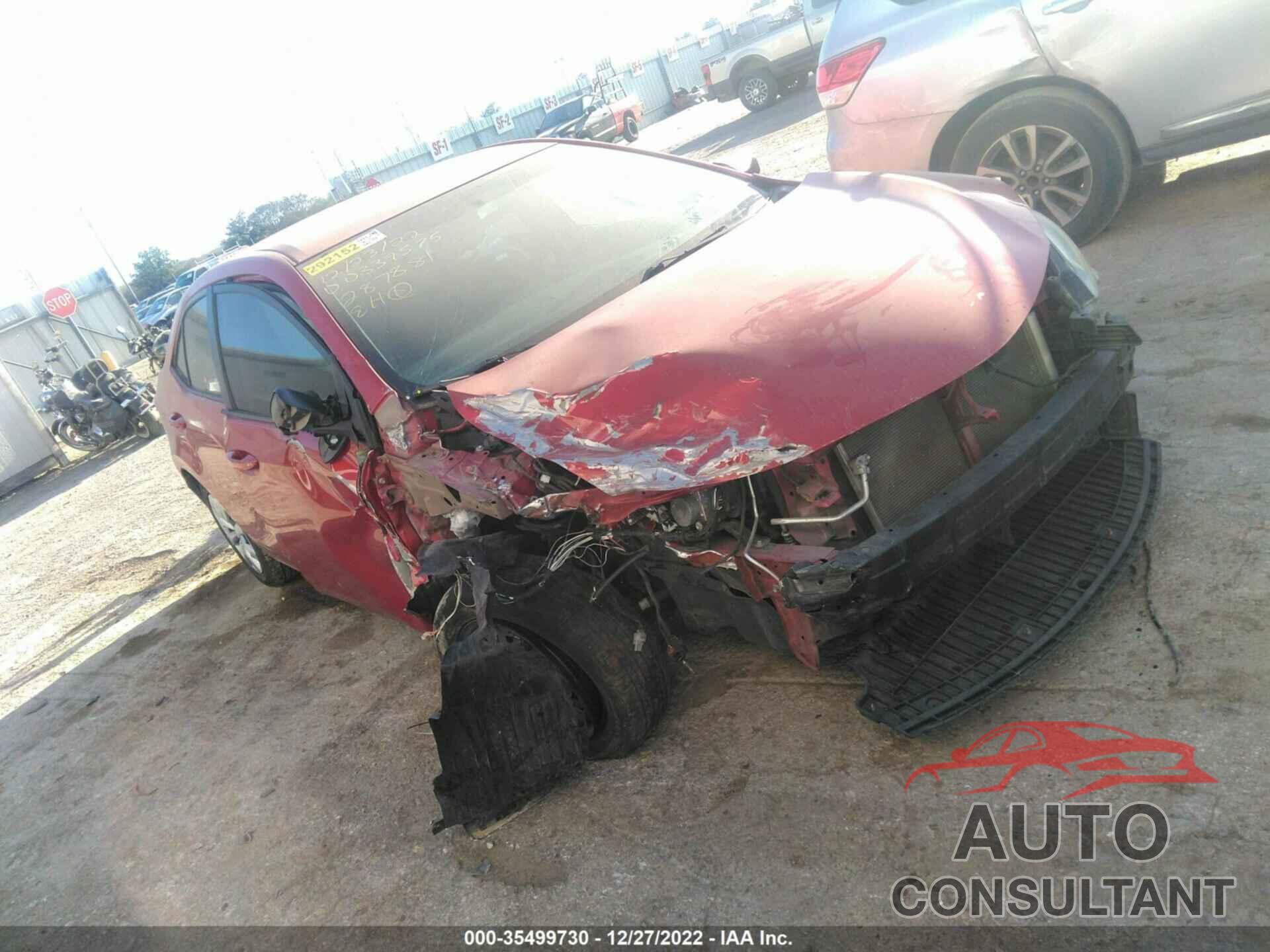 TOYOTA COROLLA 2015 - 5YFBURHEXFP287881