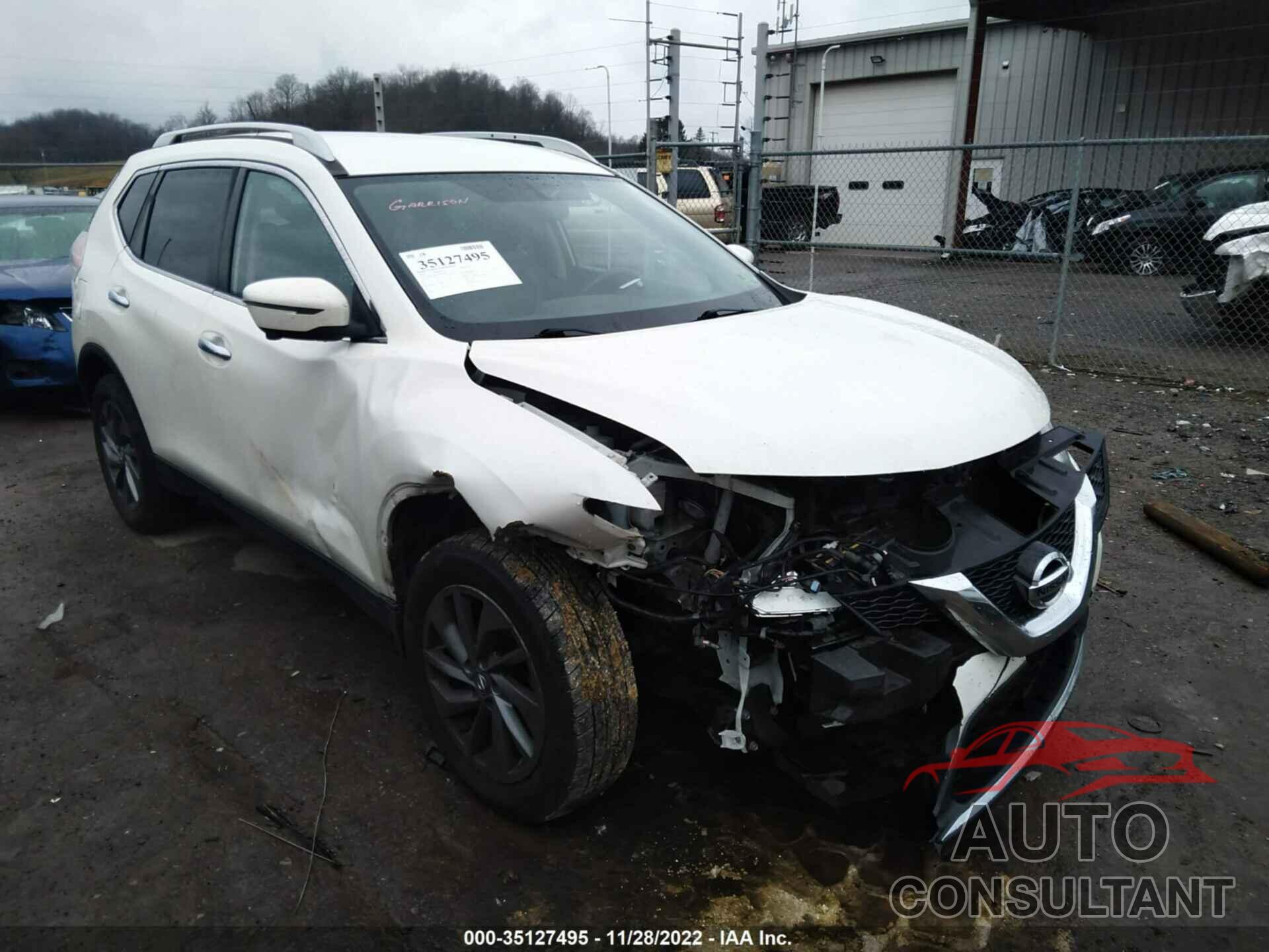 NISSAN ROGUE 2016 - JN8AT2MV5GW143079