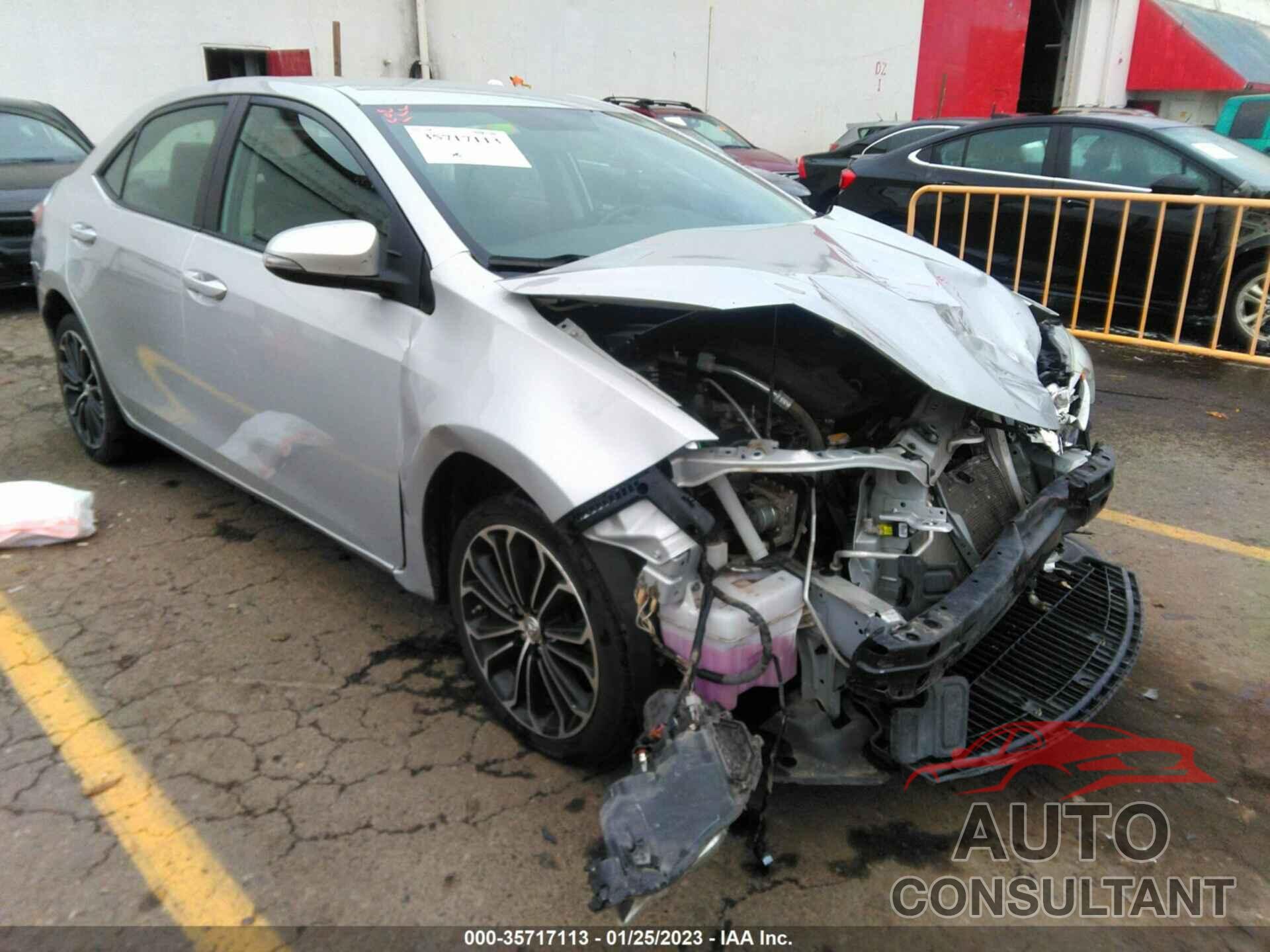 TOYOTA COROLLA 2016 - 2T1BURHE4GC554305