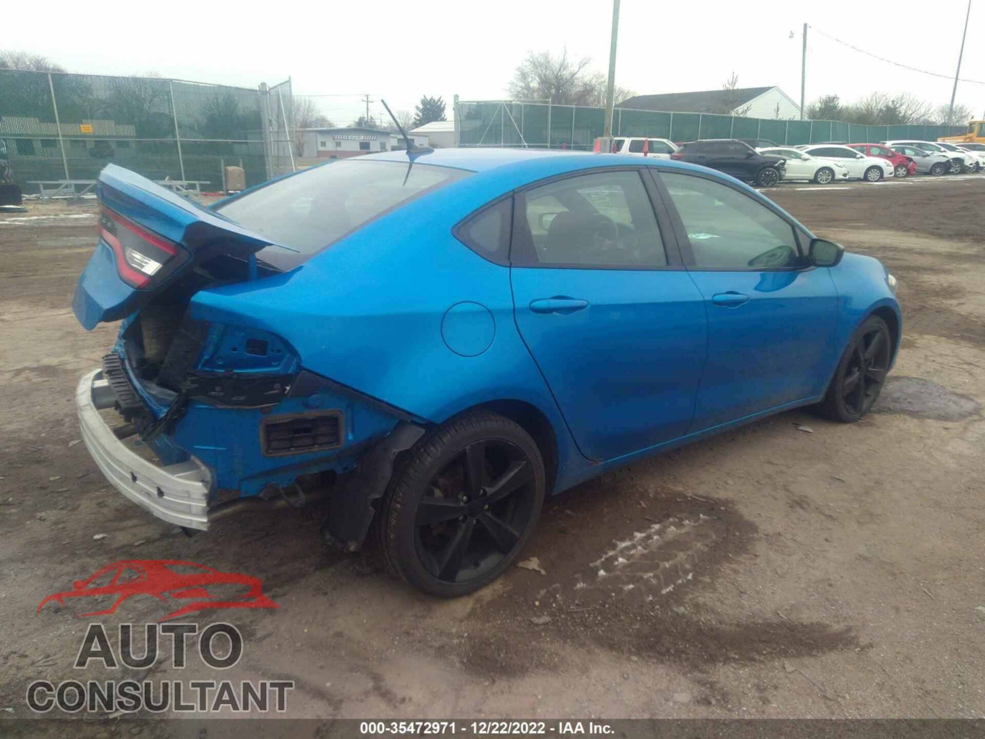 DODGE DART 2015 - 1C3CDFBB6FD422220