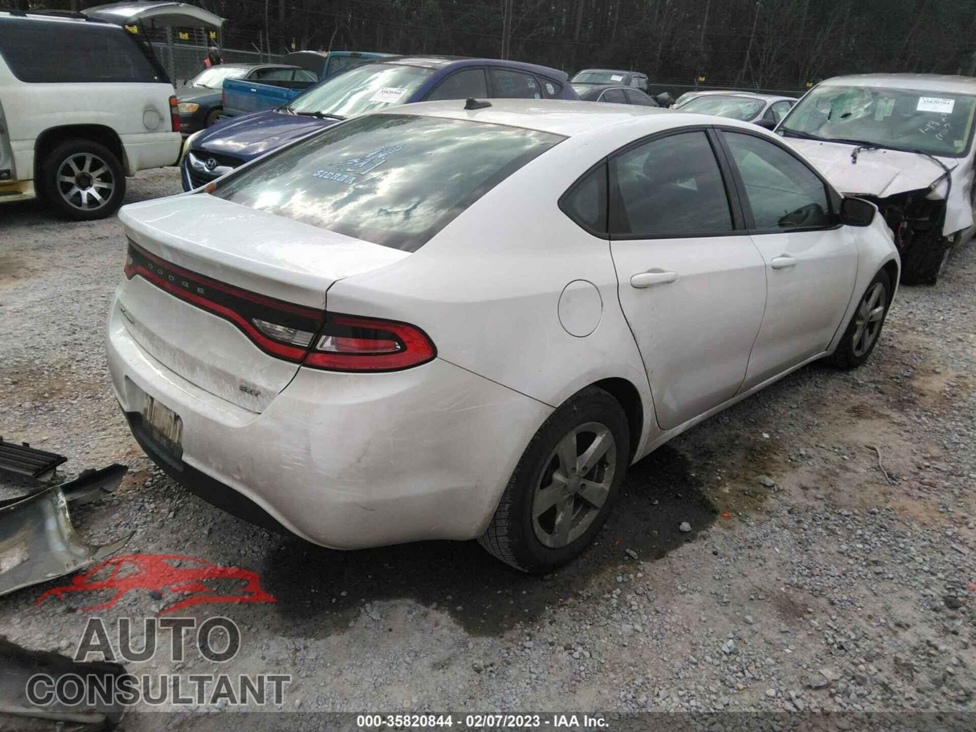 DODGE DART 2015 - 1C3CDFBB2FD129267