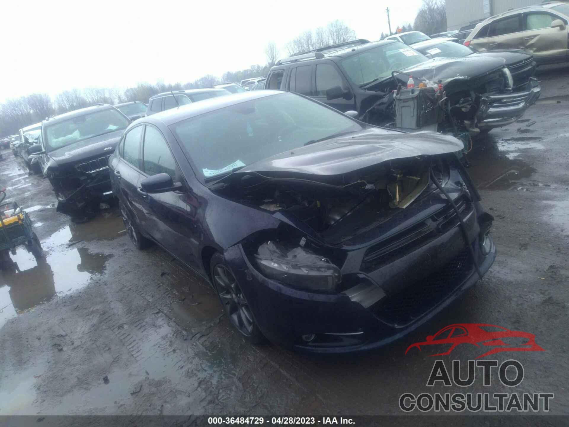 DODGE DART 2015 - 1C3CDFBB2FD345135