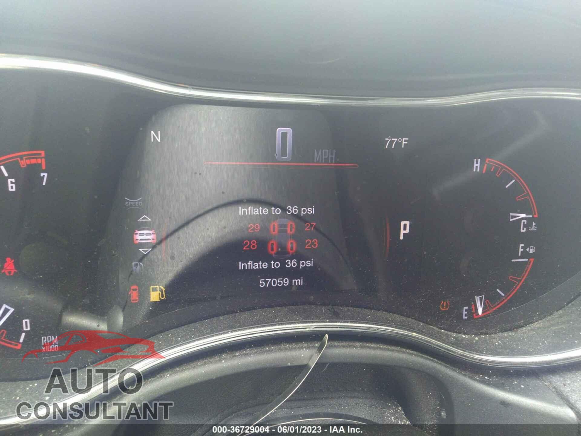 DODGE DURANGO 2017 - 1C4RDHAGXHC737013